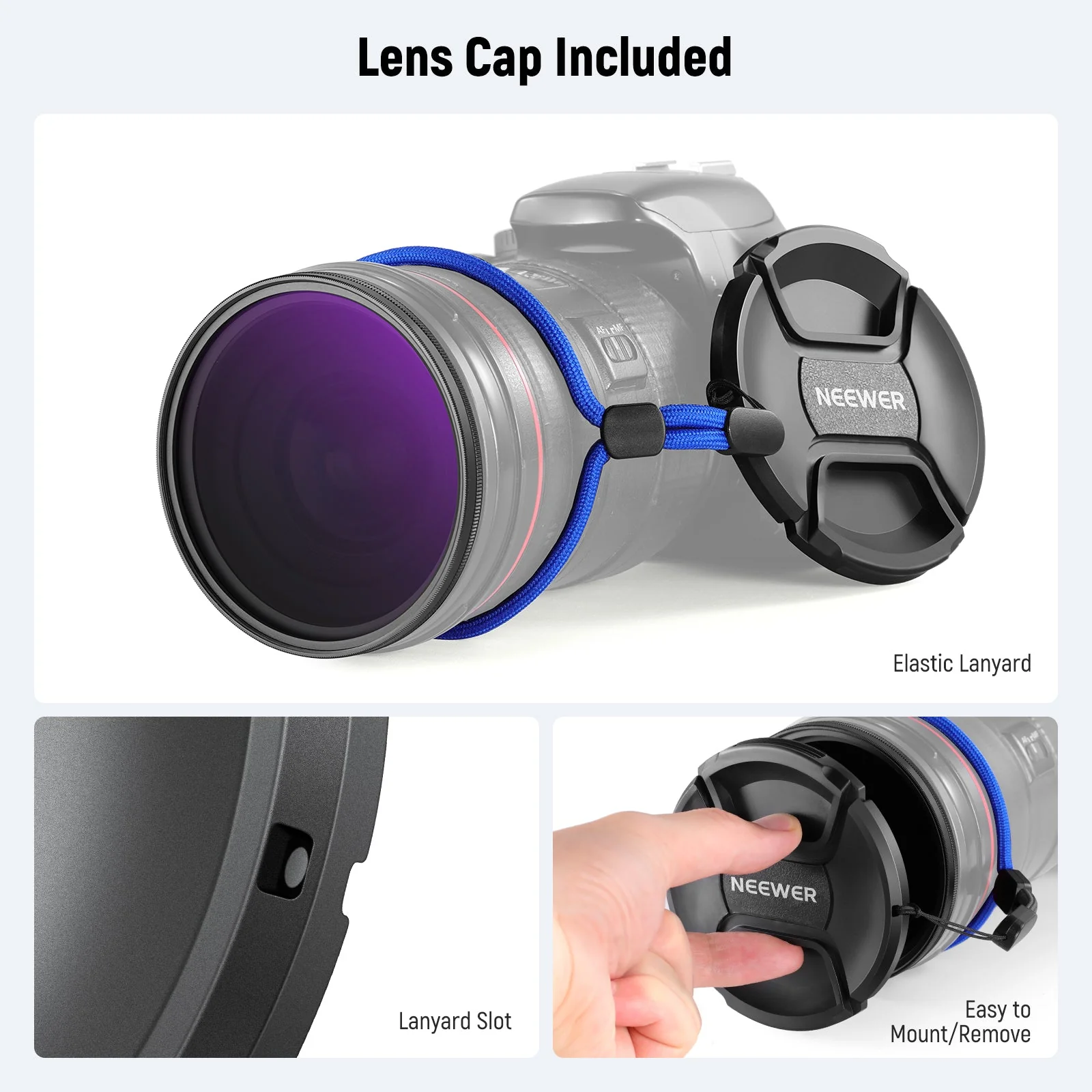 NEEWER ND2-32 (1-5 Stops) Variable ND Filter with Lens Cap - Image 8