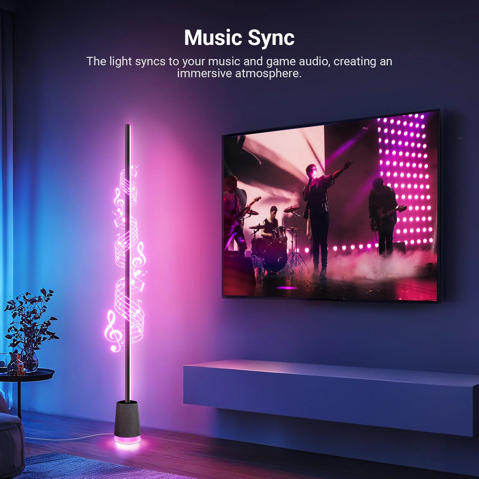 NEEWER NF06 1500lm Smart RGBCW LED Floor Lamp - Image 10