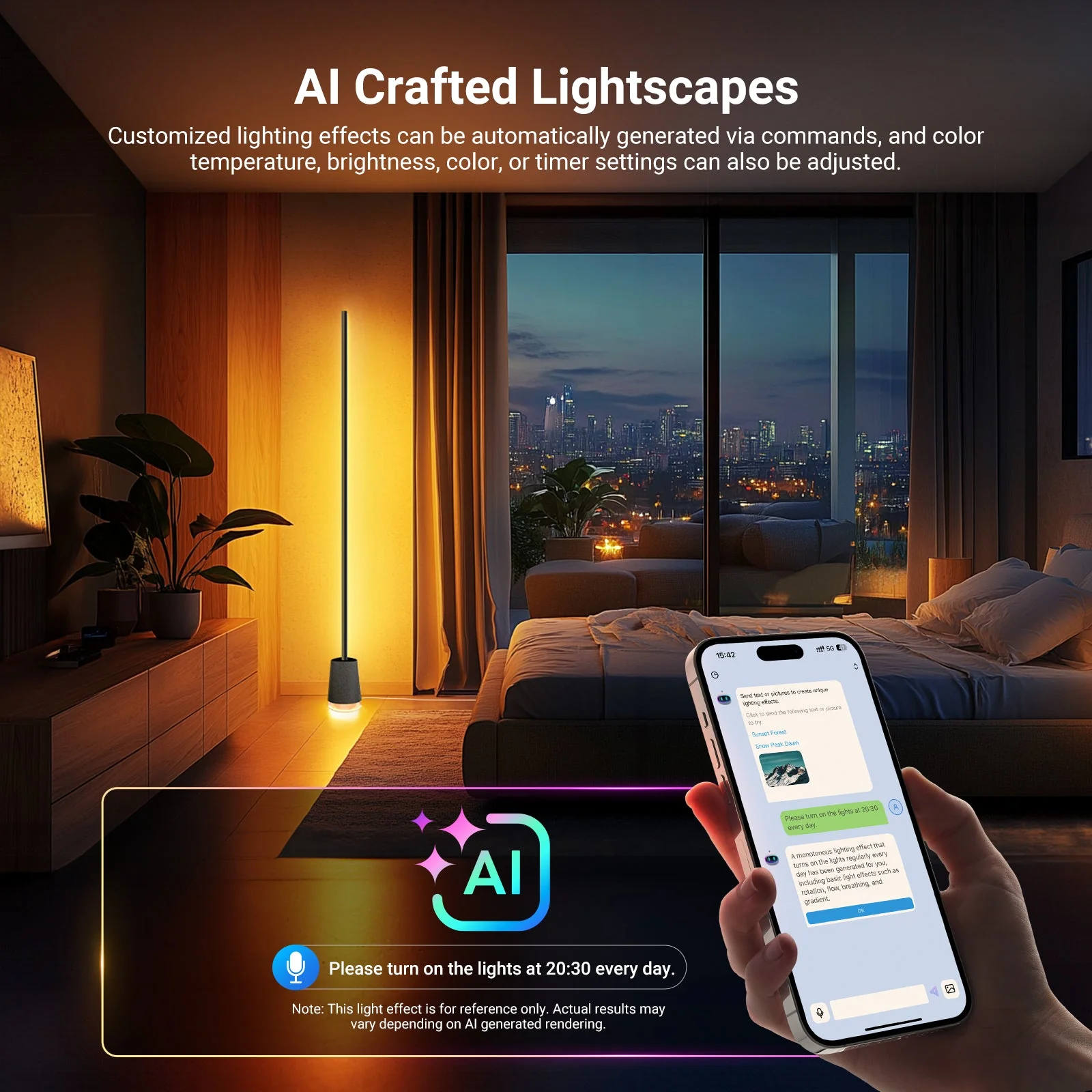 NEEWER NF06 1500lm Smart RGBCW LED Floor Lamp - Image 3