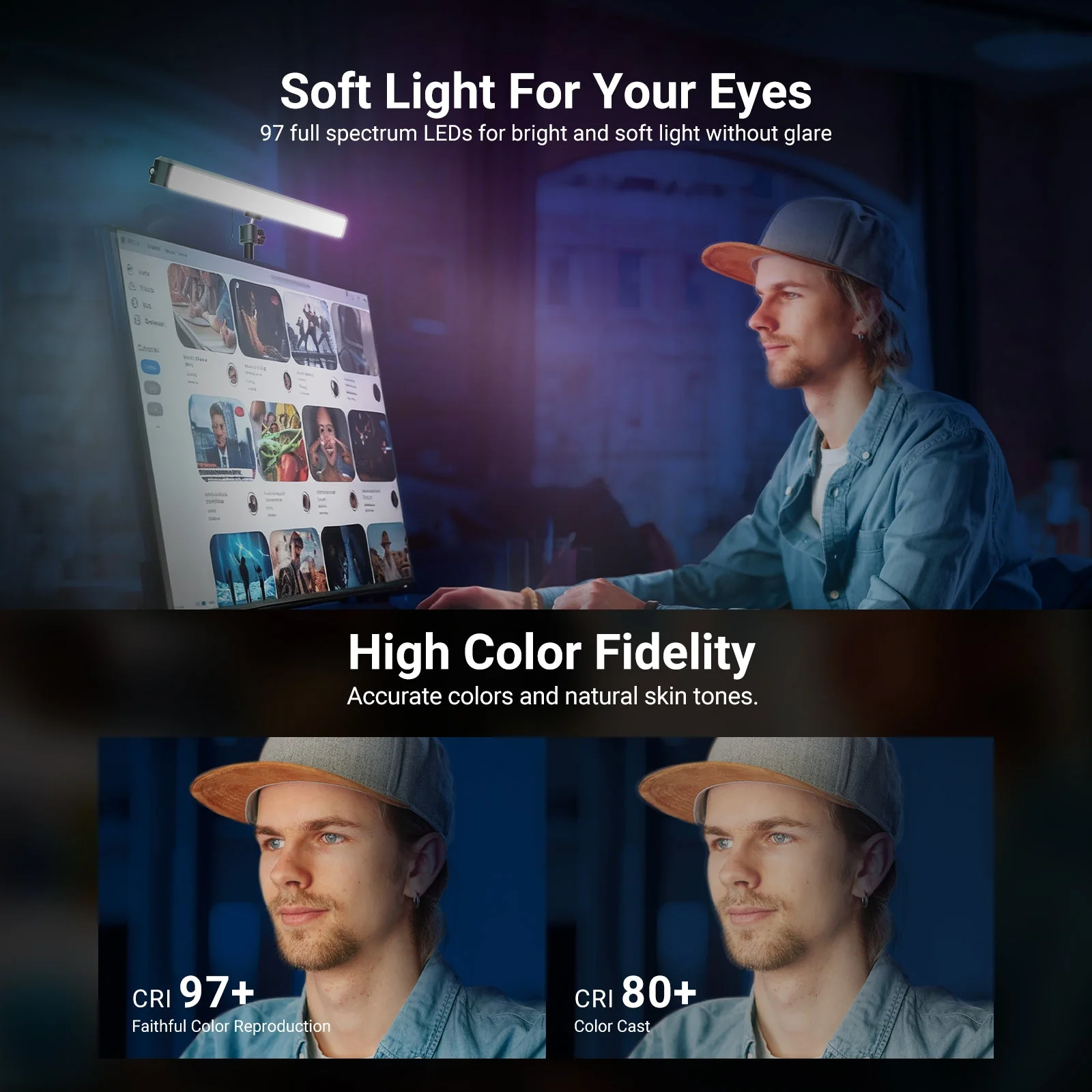 NEEWER NG01 RGB Desk LED Streaming Light - Image 4