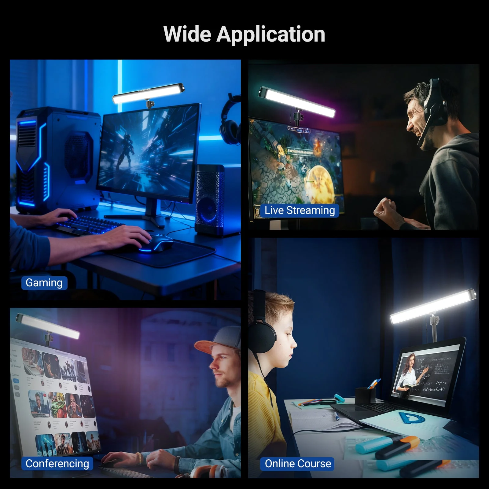 NEEWER NG01 RGB Desk LED Streaming Light - Image 9
