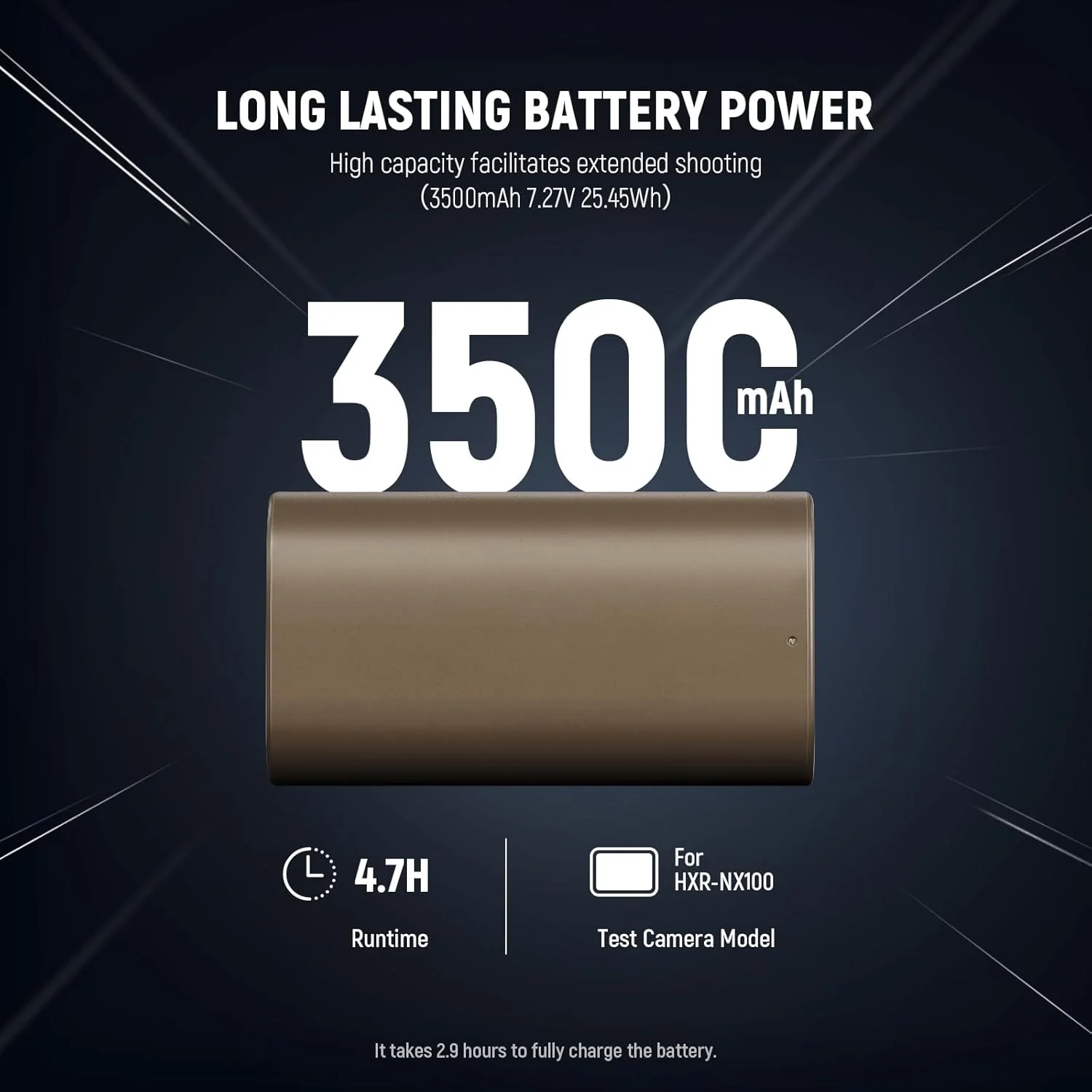 NEEWER NP-F550 3500mAh Replacement Battery - Image 12