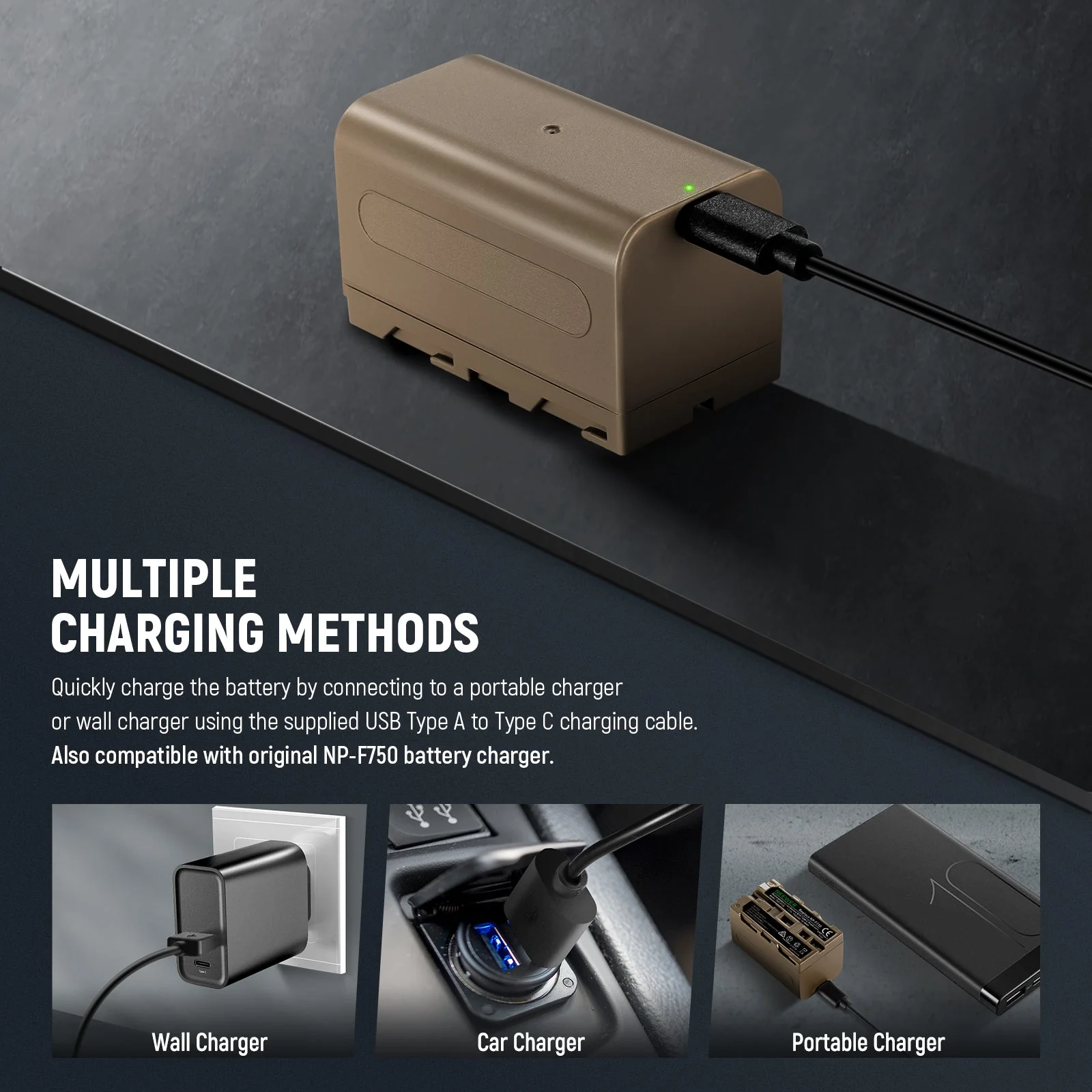 NEEWER NP-F750 7000mAh Replacement Battery - Image 4