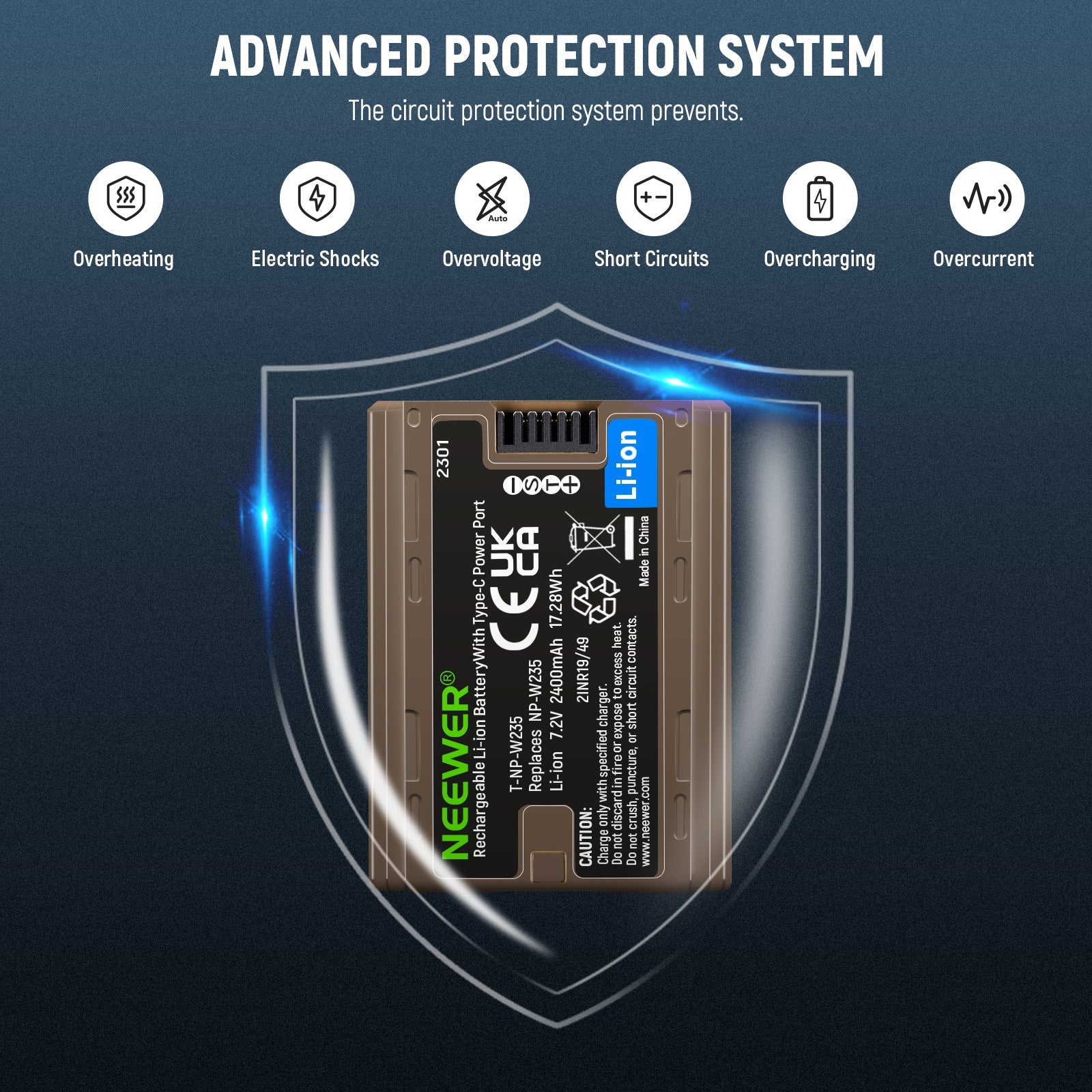 NEEWER NP-W235 2400mAh Replacement Battery - Image 8