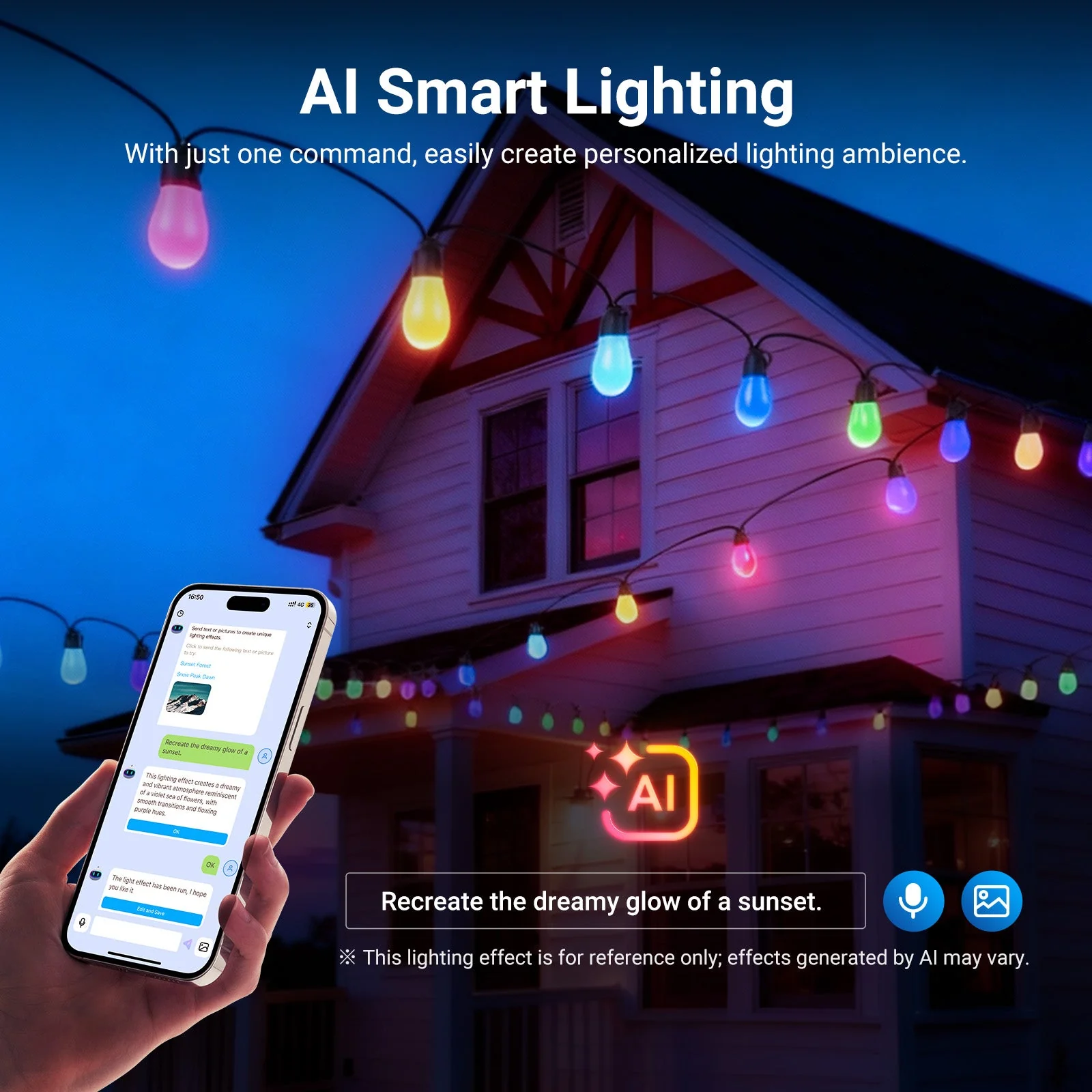 NEEWER NR01 Waterproof Smart Outdoor String Light Kit - Image 14