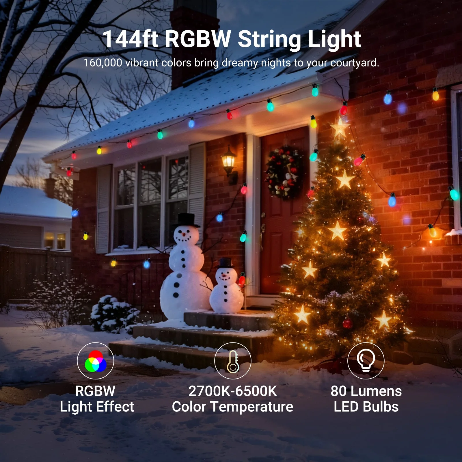 NEEWER NR01 Waterproof Smart Outdoor String Light Kit - Image 20