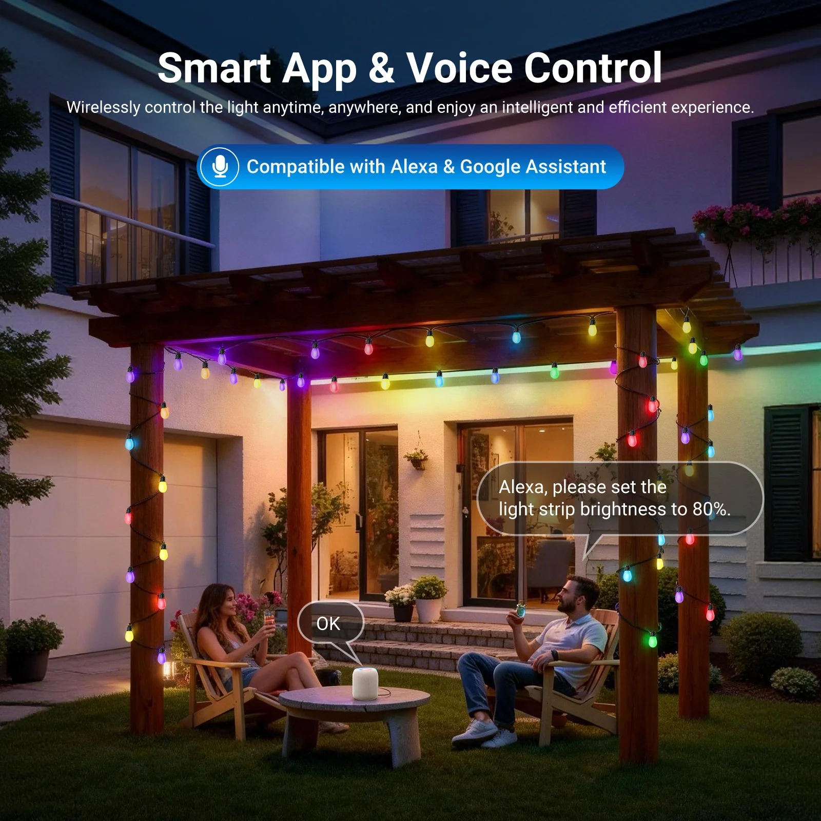 NEEWER NR01 Waterproof Smart Outdoor String Light Kit - Image 22