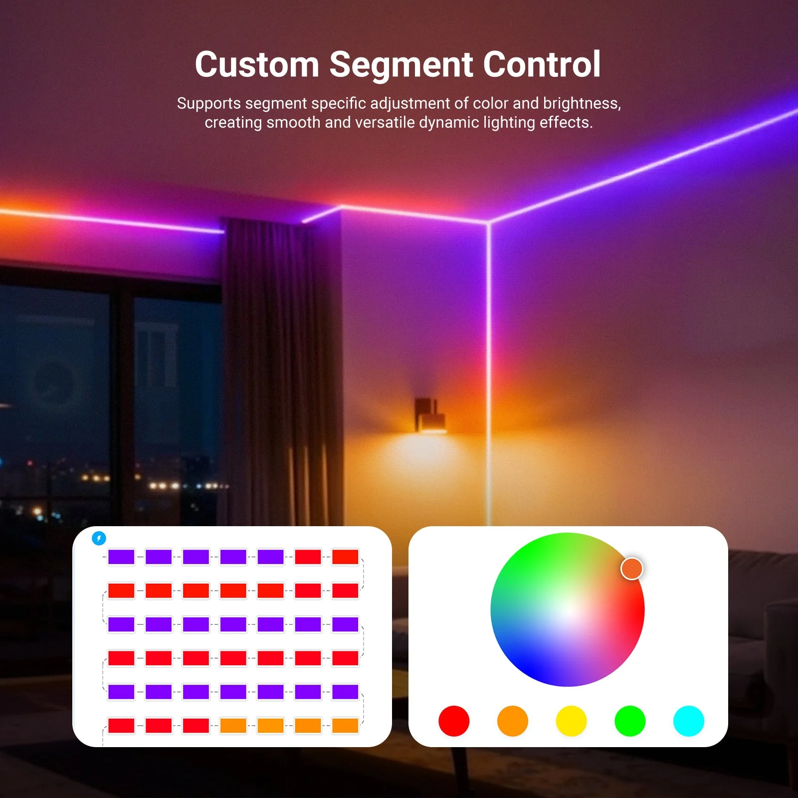 NEEWER NS01 Front Lit RGB LED Strip Light - Image 8