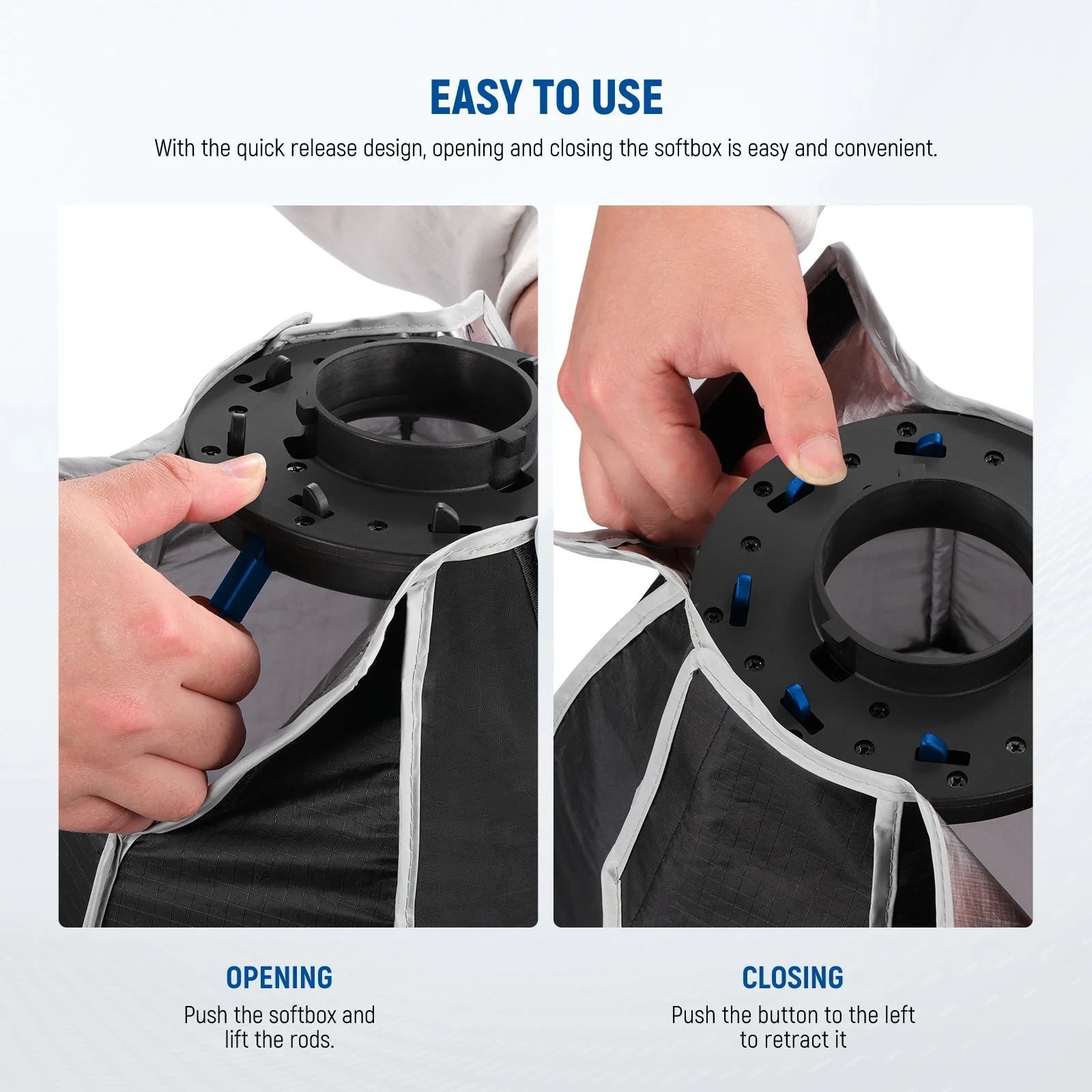 NEEWER NS3P Octagonal Softbox with NEEWER Mount - Image 3