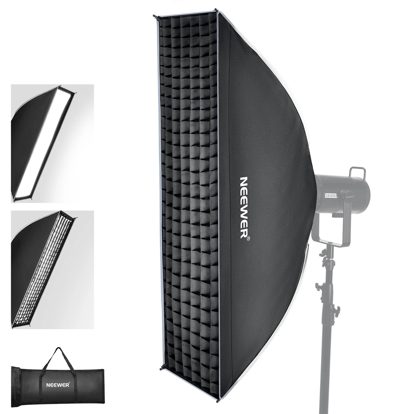 NEEWER NS93P/NS94P Rectangular Quick Release Softbox with Bowens Mount - Image 10