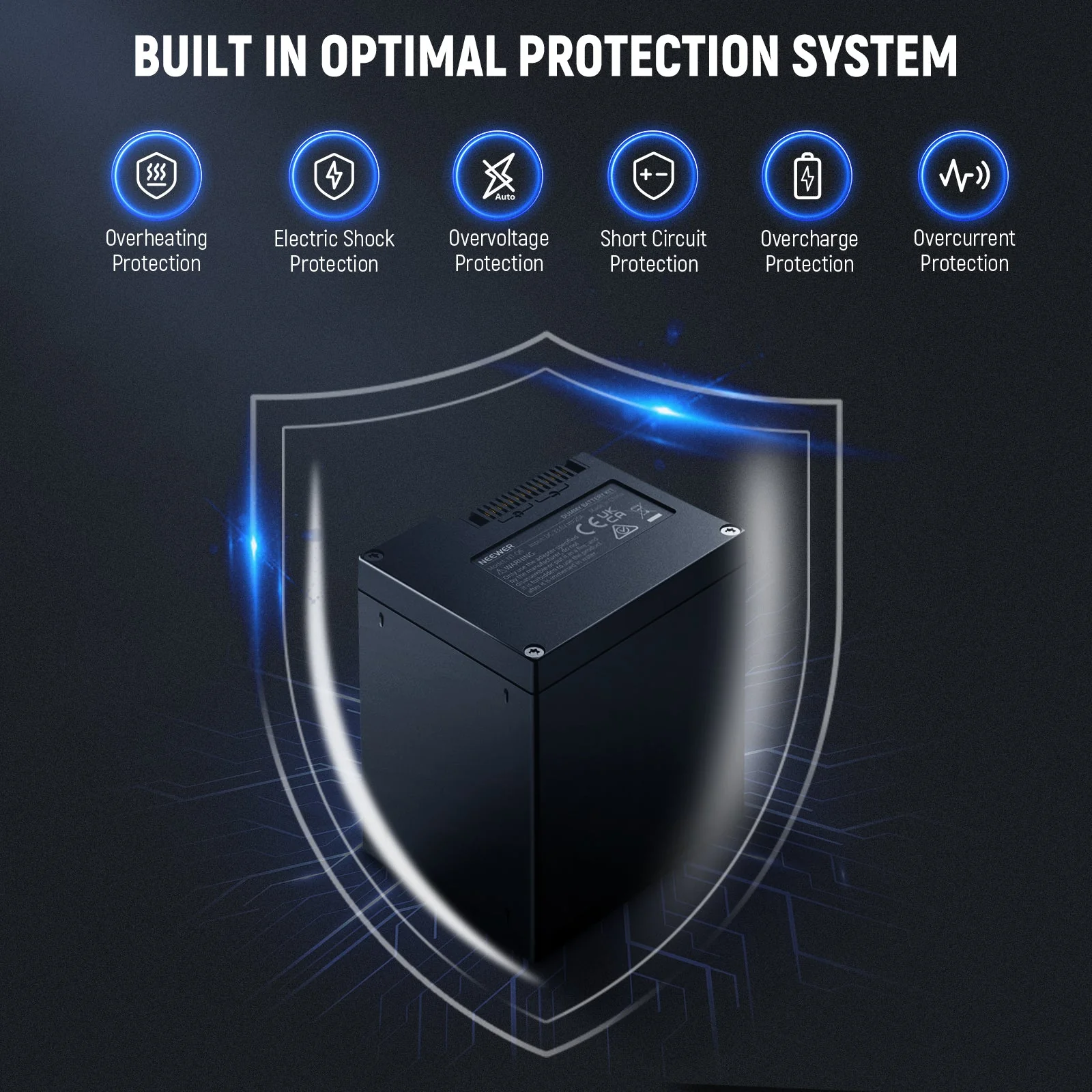 NEEWER NT-Q6 Dummy Battery Kit for Q6 - Image 3
