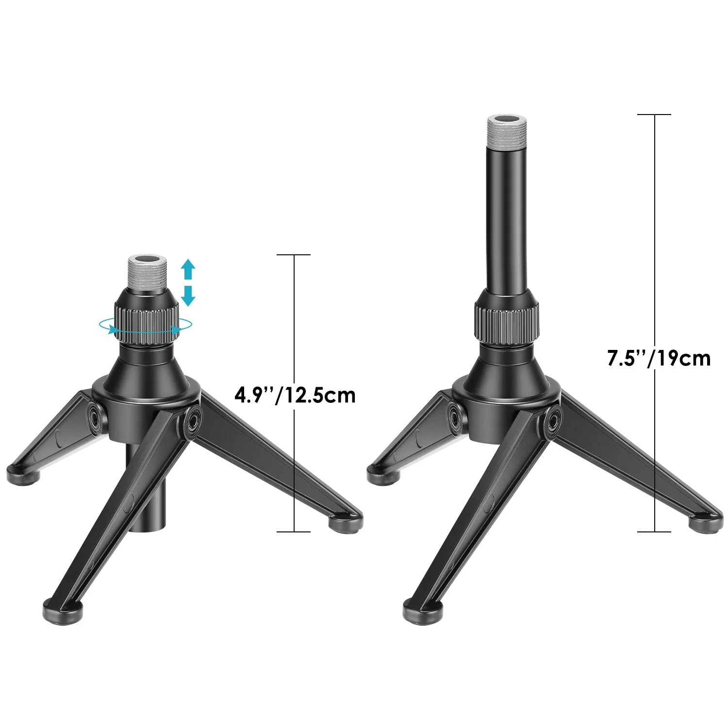 NEEWER NW-050 Foldable Desktop Microphone Stand - Image 3