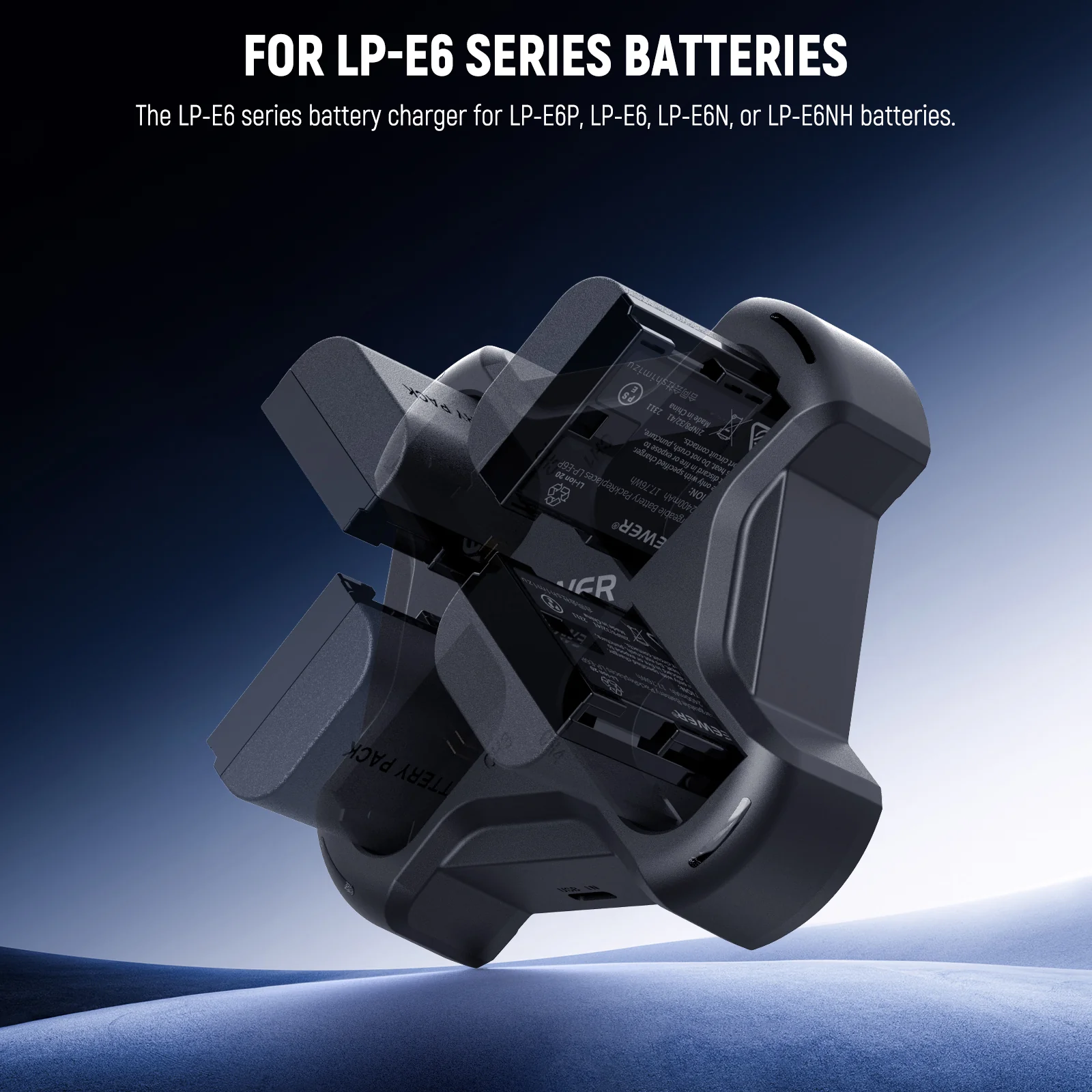 NEEWER NW-P4 LP-E6 Battery Charger with PD 45W Fast Charging - Image 7