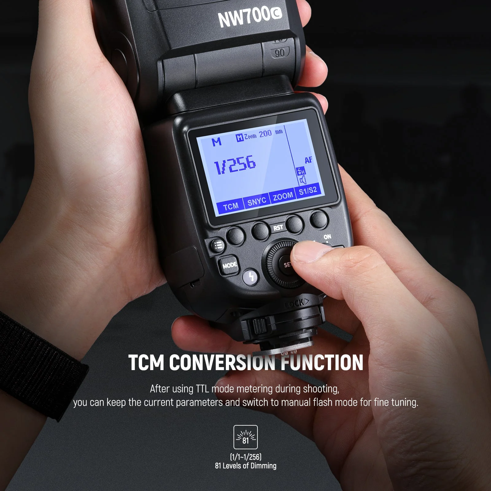 NEEWER NW700 GN60 TTL HSS Flash Speedlite - Image 3