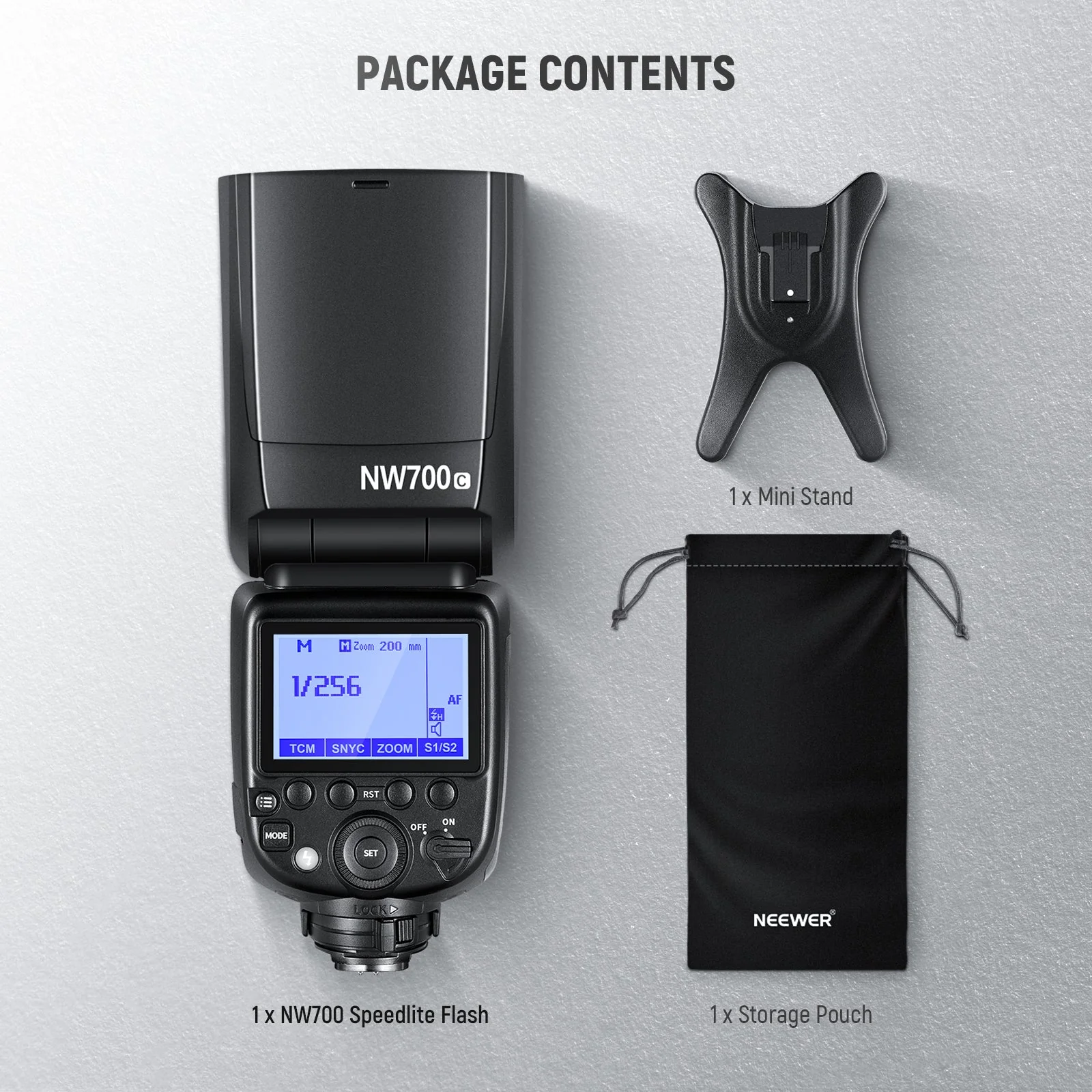 NEEWER NW700 GN60 TTL HSS Flash Speedlite - Image 9