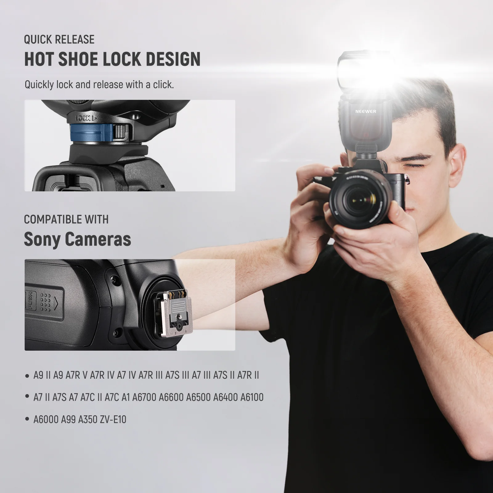 NEEWER NW760 76Ws TTL HSS Camera Flash Speedlite - Image 10