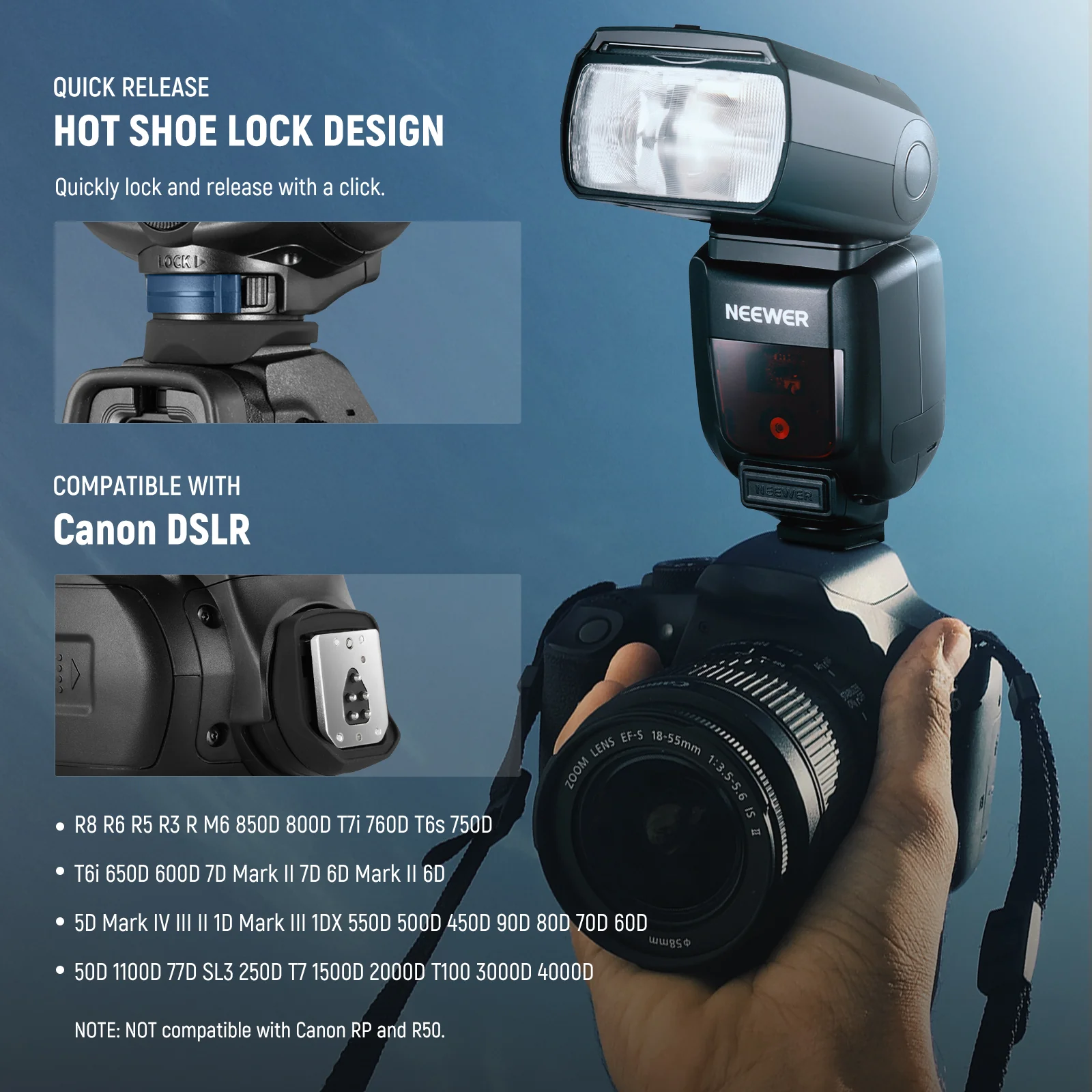 NEEWER NW760 76Ws TTL HSS Camera Flash Speedlite - Image 9