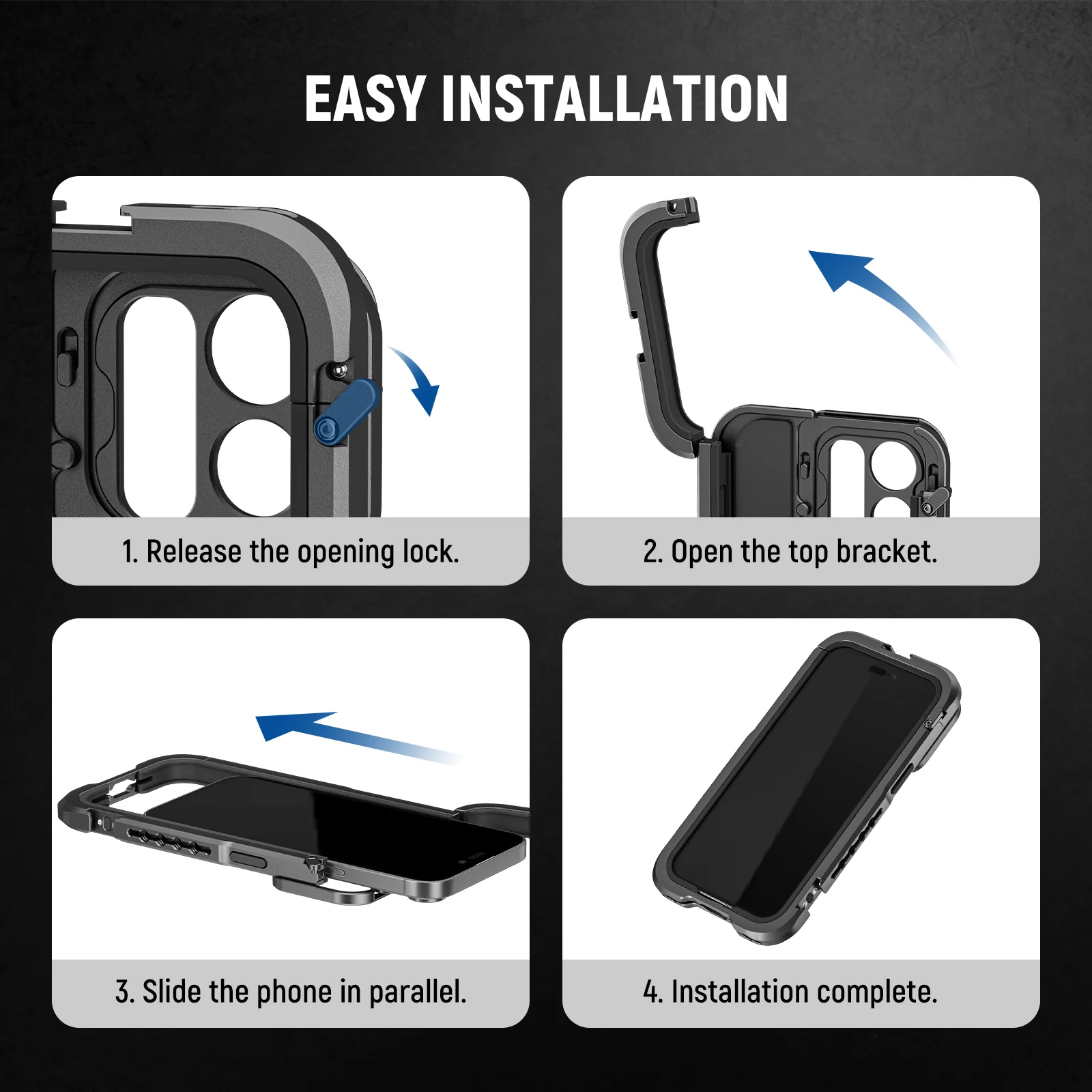 NEEWER PA023 Metal Cage For iPhone 15 Pro/ Pro Max - Image 25