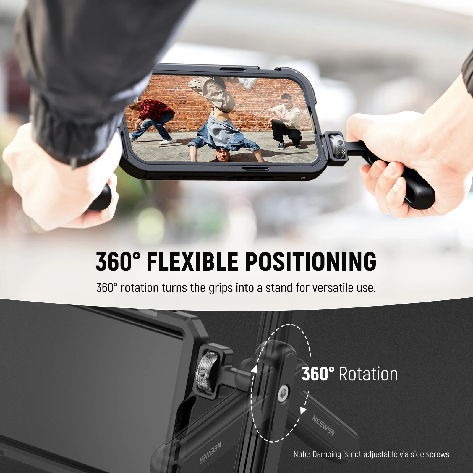 NEEWER PA027 2 Pack Rotatable Phone Side Handle - Image 5