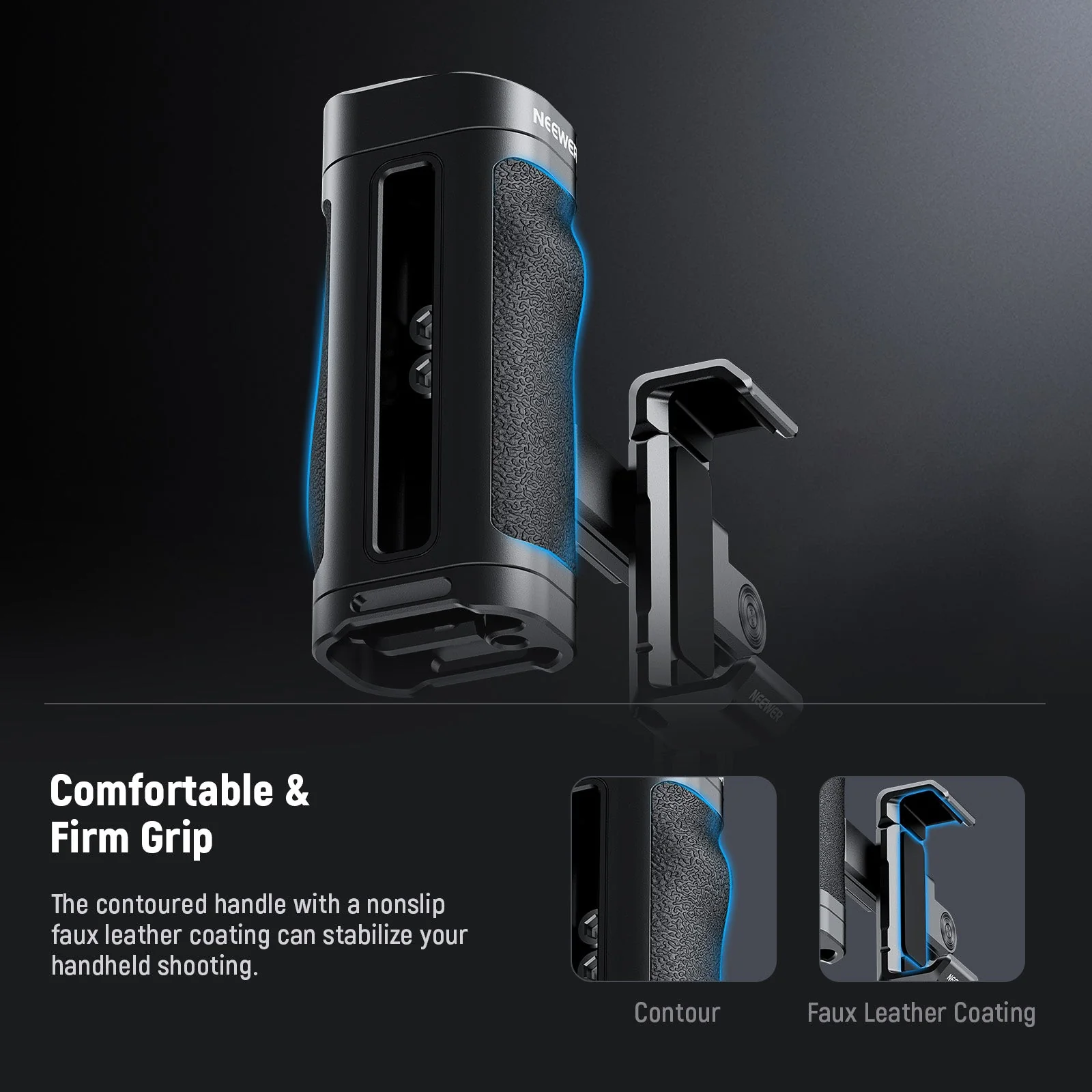 NEEWER PA028E Bluetooth Side Handle with Phone Holder & SSD Holder - Image 3