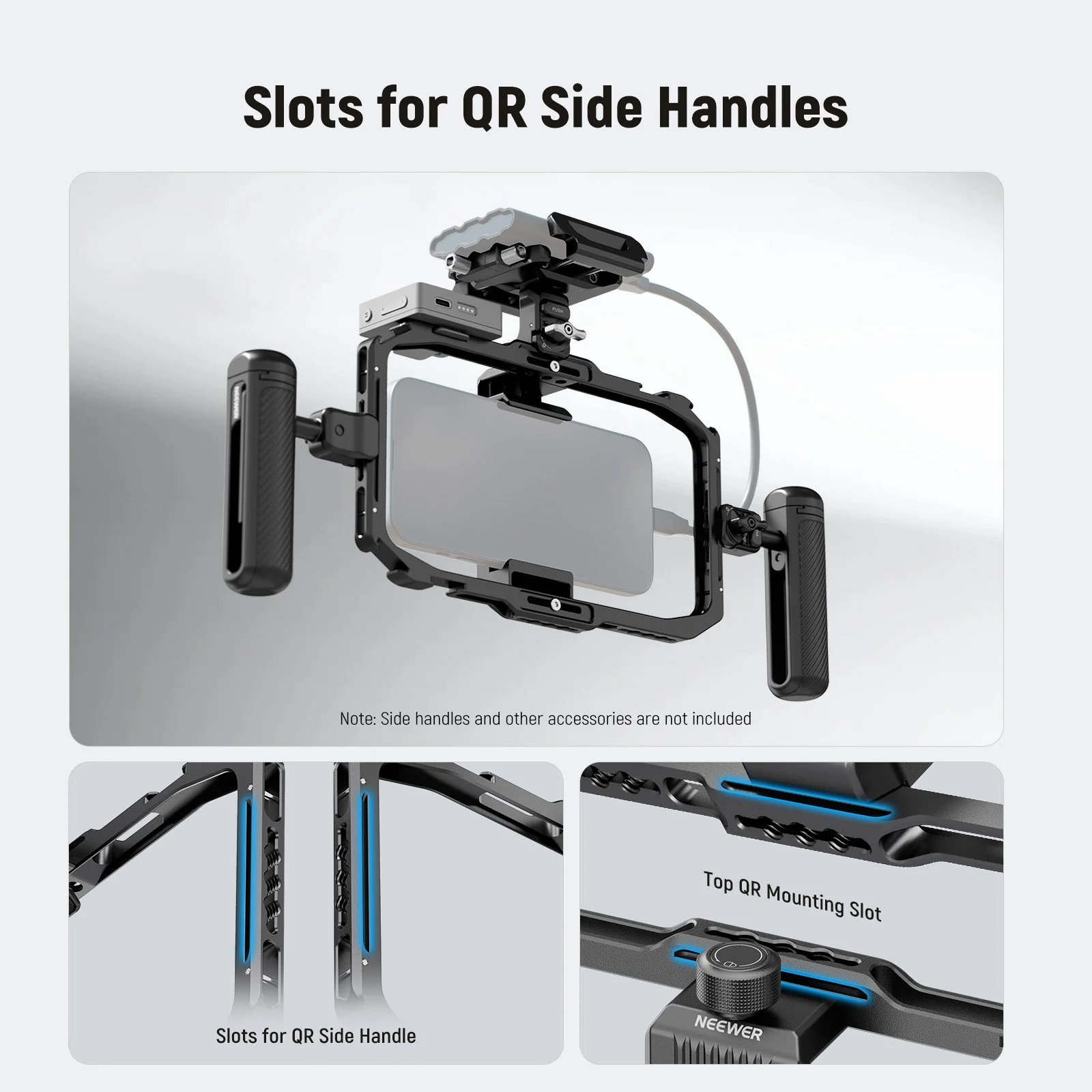 NEEWER PA039 Universal Aluminum Alloy Phone Cage Rig - Image 3