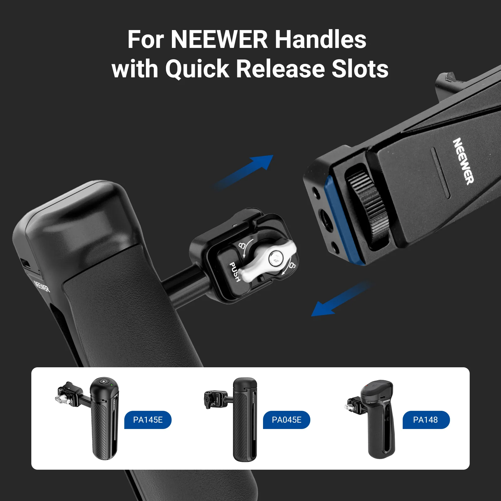 NEEWER PA047 PRO Universal Phone Holder with Lens Adapter & Filter Ring - Image 5