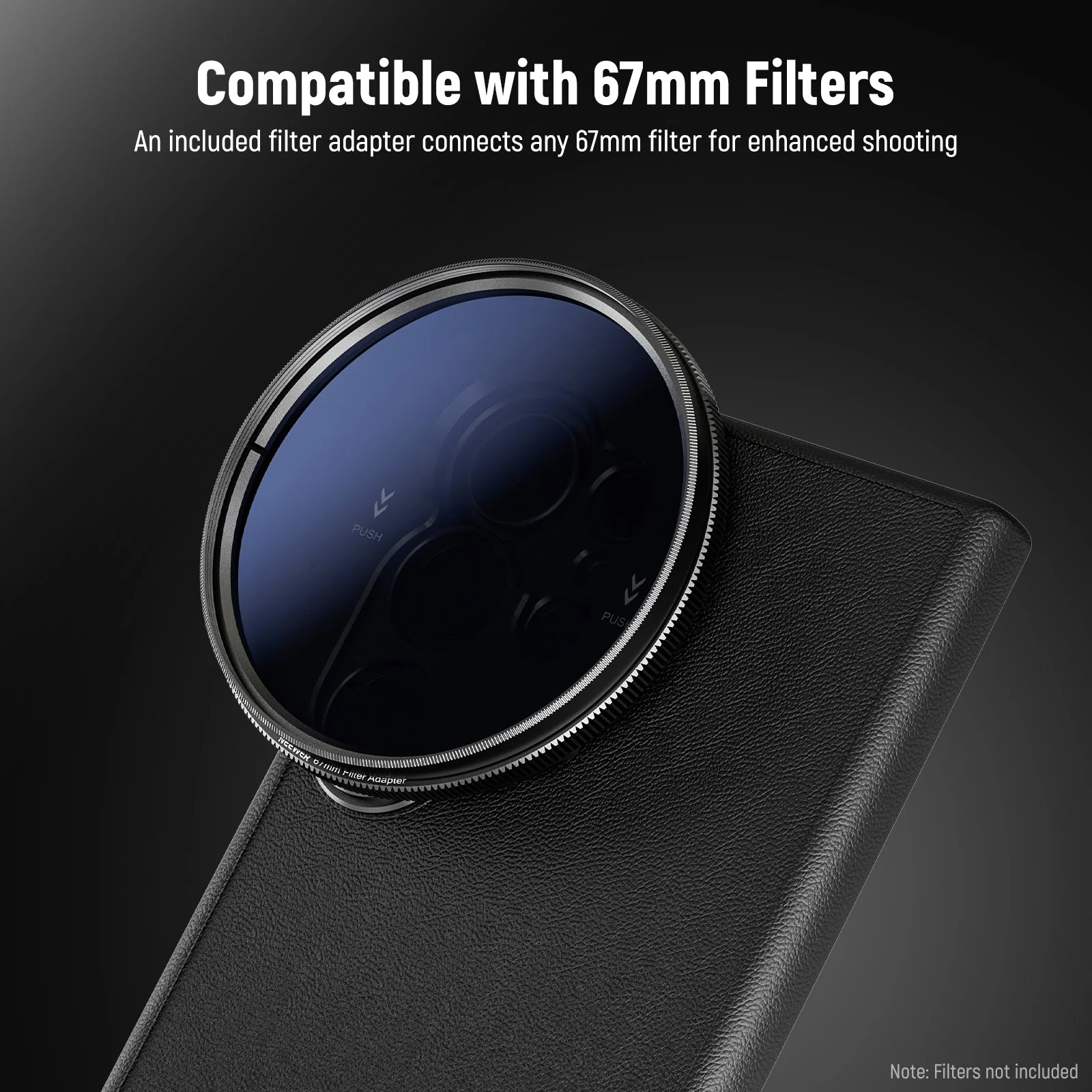 NEEWER PA052 Phone Case for Samsung S24 Ultra with 17mm/67mm Adapters - Image 3