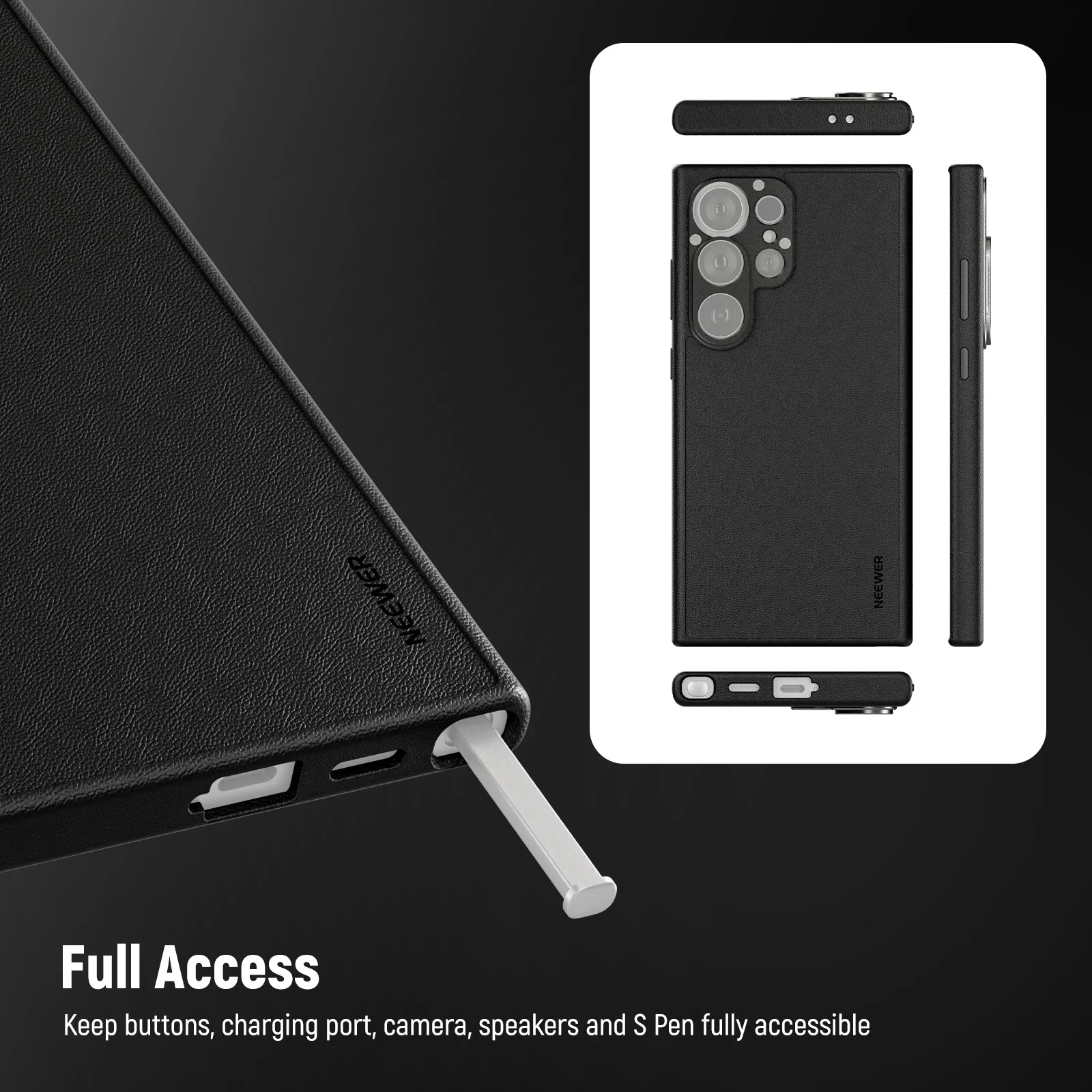 NEEWER PA052 Phone Case for Samsung S24 Ultra with 17mm/67mm Adapters - Image 8
