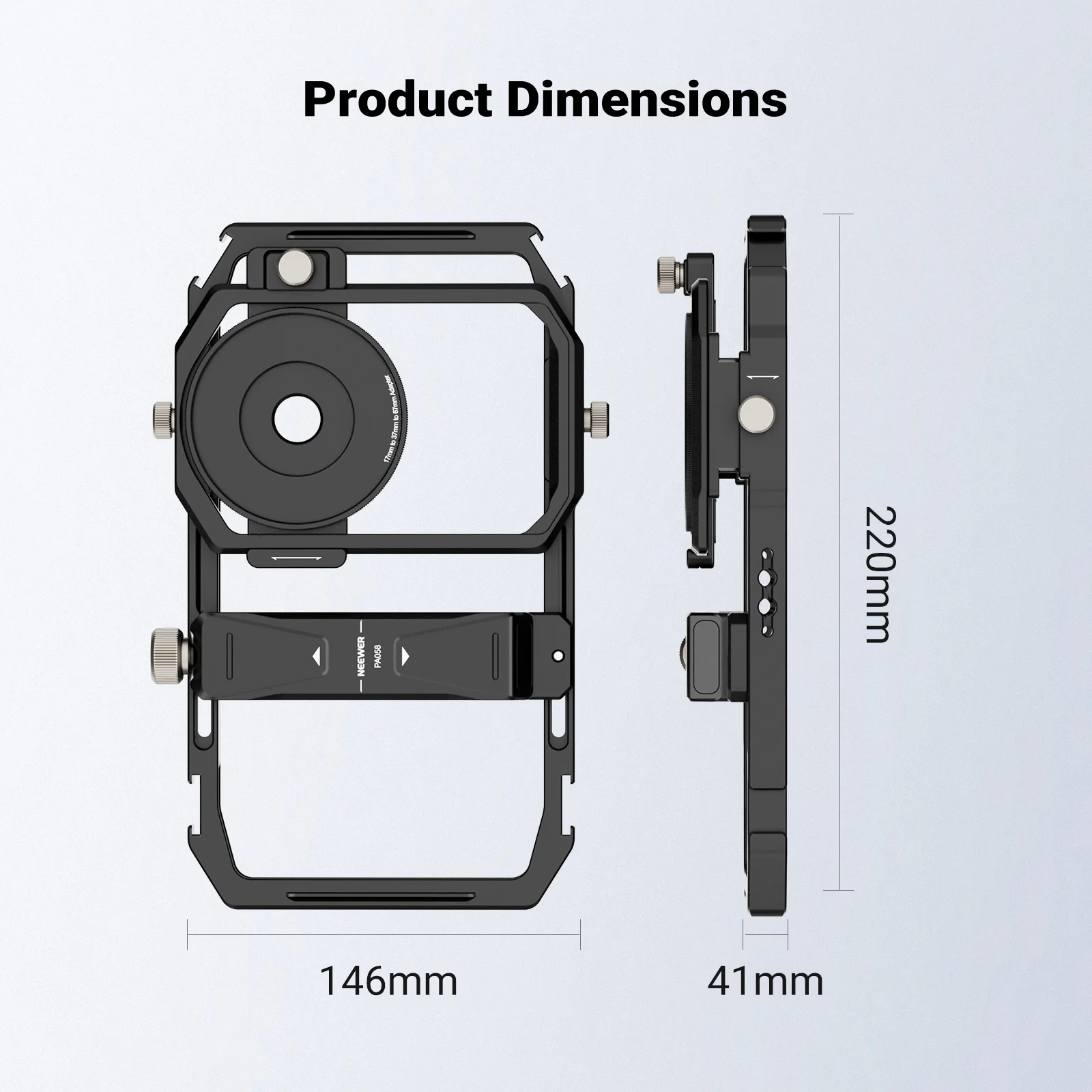 NEEWER PA058 Universal Phone Cage - Image 6