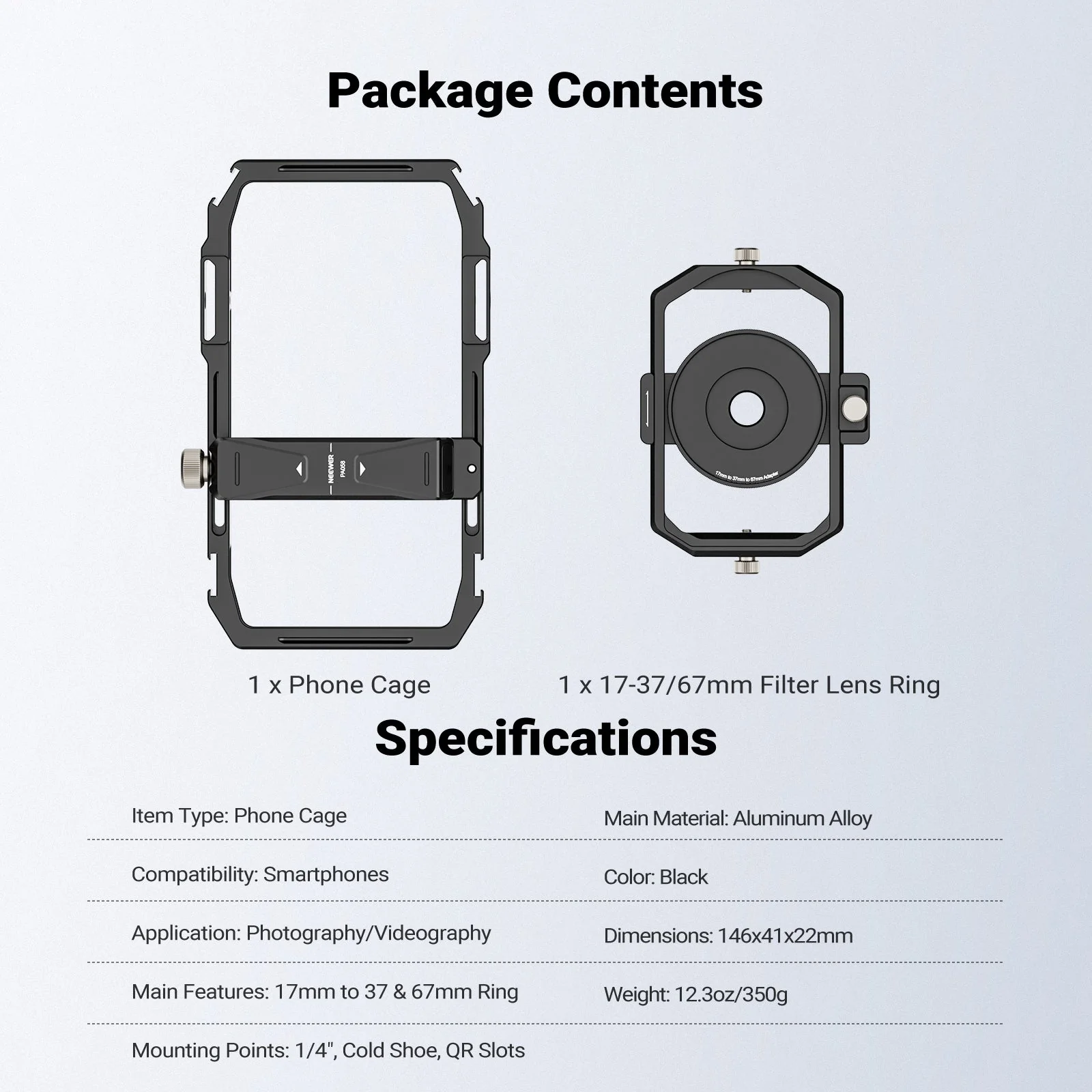 NEEWER PA058 Universal Phone Cage - Image 8