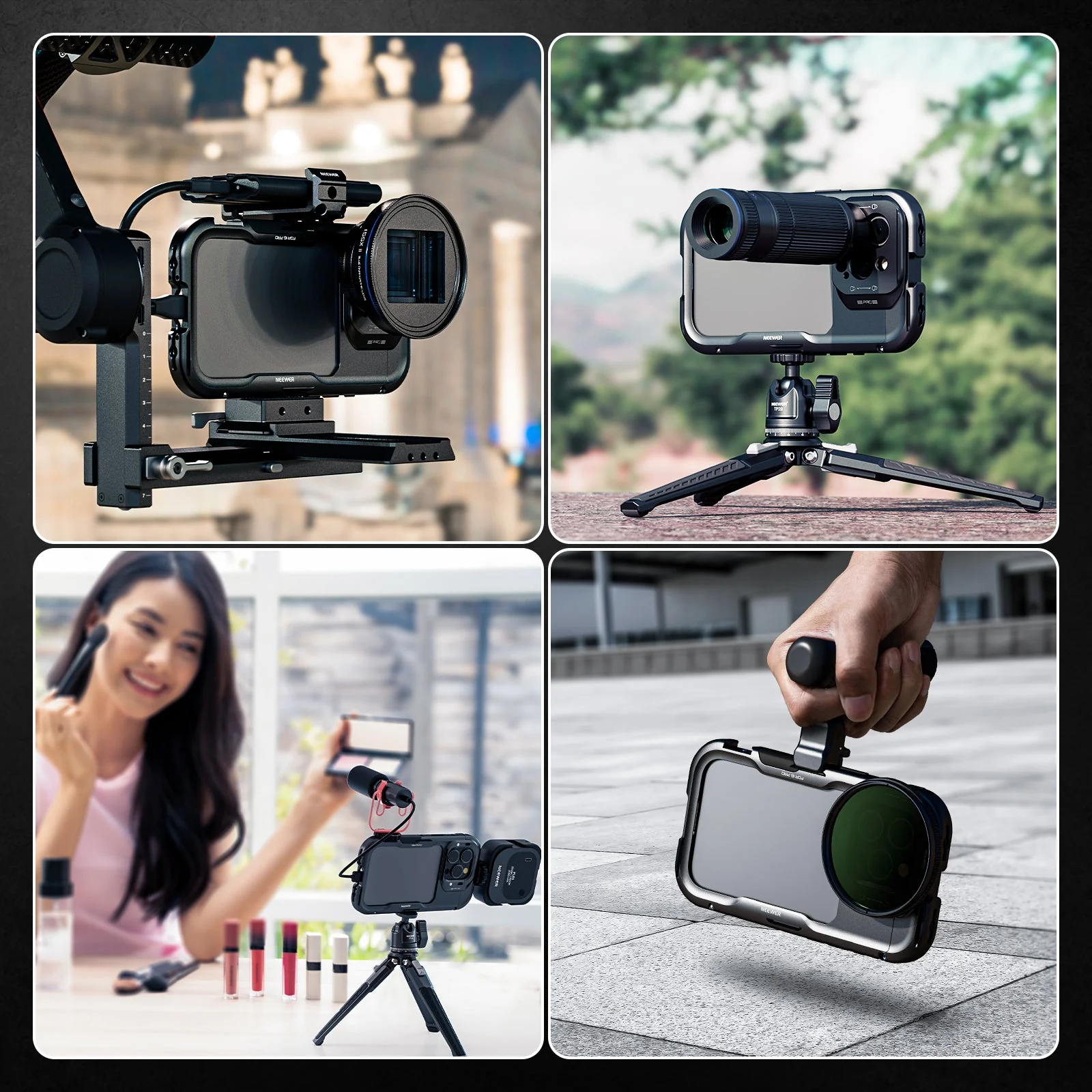 NEEWER PA073/PA074 Phone Cage Compatible with iPhone 16 Pro/Pro Max - Image 7