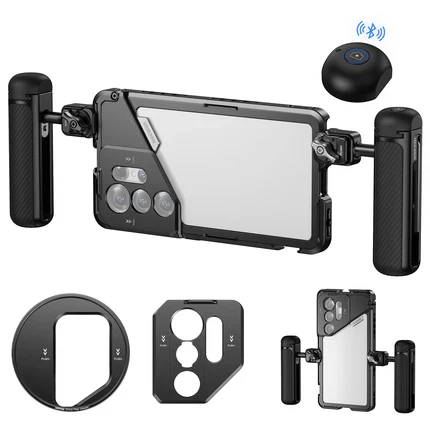 NEEWER PA082 Phone Cage For Samsung S25 Ultra with 67mm Filter/17mm/T Mount Adapters - Image 17