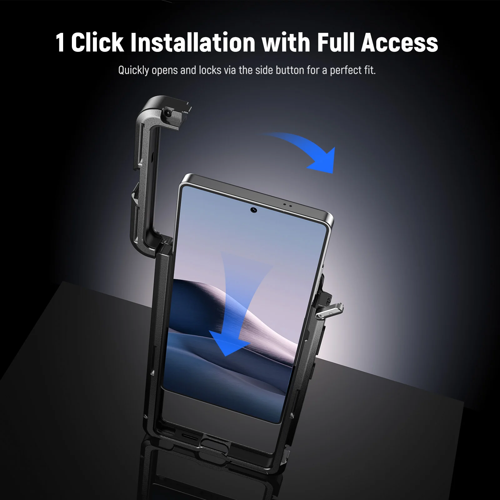 NEEWER PA082 Phone Cage For Samsung S25 Ultra with 67mm Filter/17mm/T Mount Adapters - Image 2