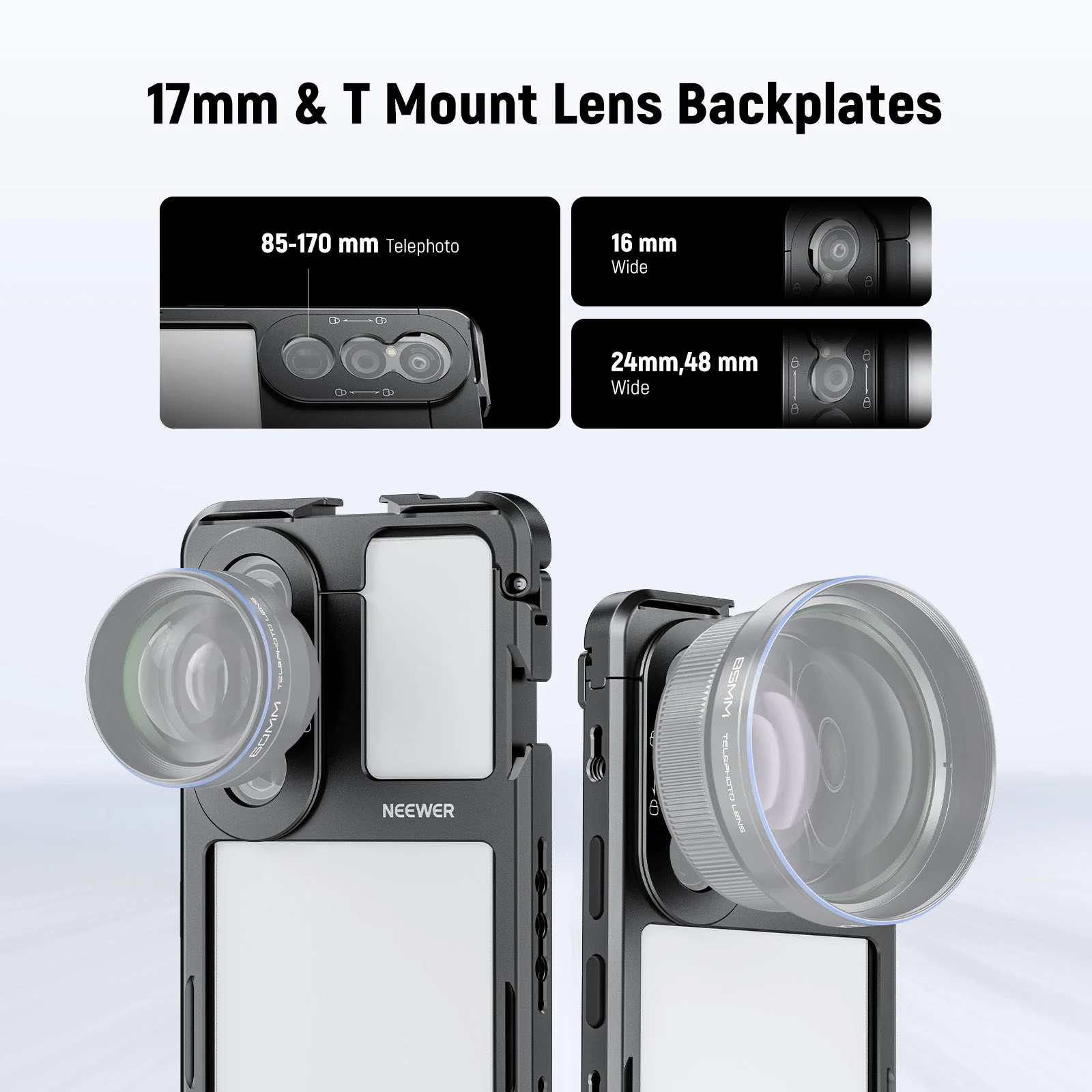 NEEWER PA086/PA087 Phone Cage Compatible with Sony Xperia PRO-I / Xperia 1 V - Image 10