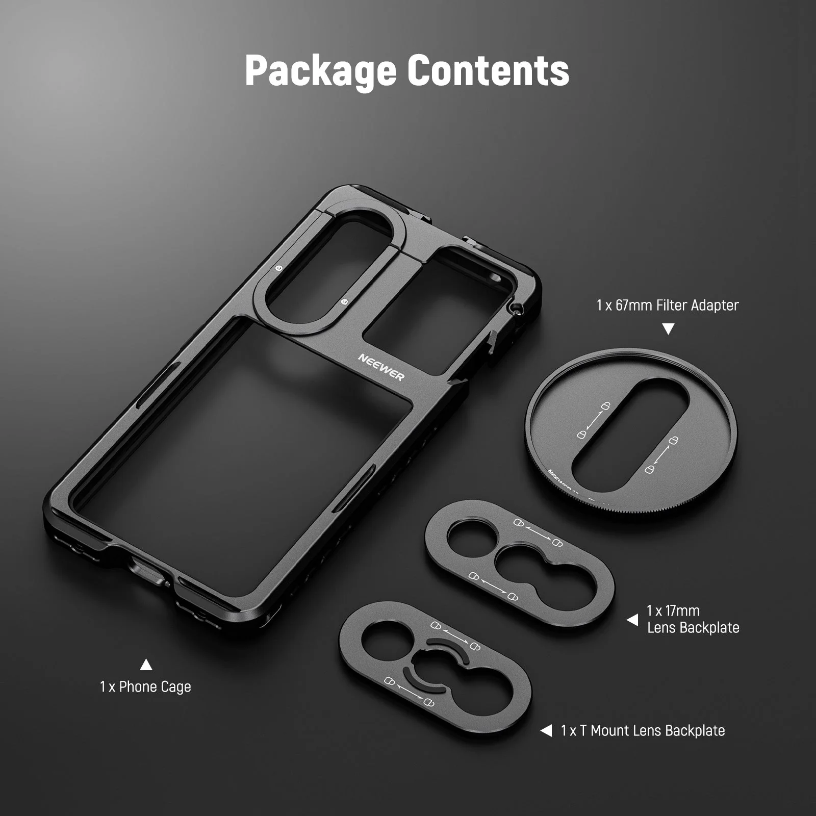 NEEWER PA086/PA087 Phone Cage Compatible with Sony Xperia PRO-I / Xperia 1 V - Image 14