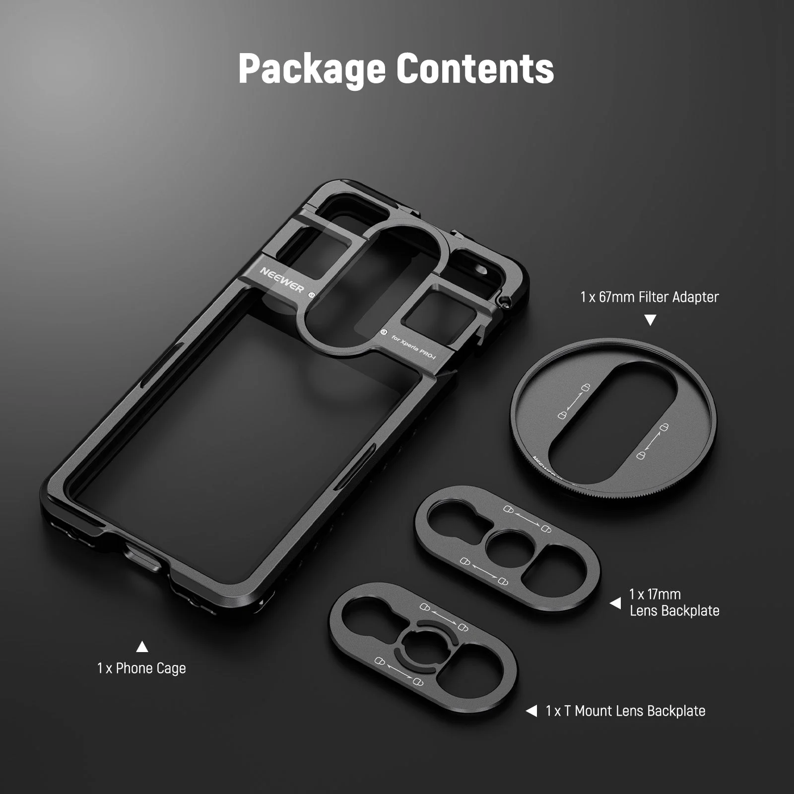 NEEWER PA086/PA087 Phone Cage Compatible with Sony Xperia PRO-I / Xperia 1 V - Image 7