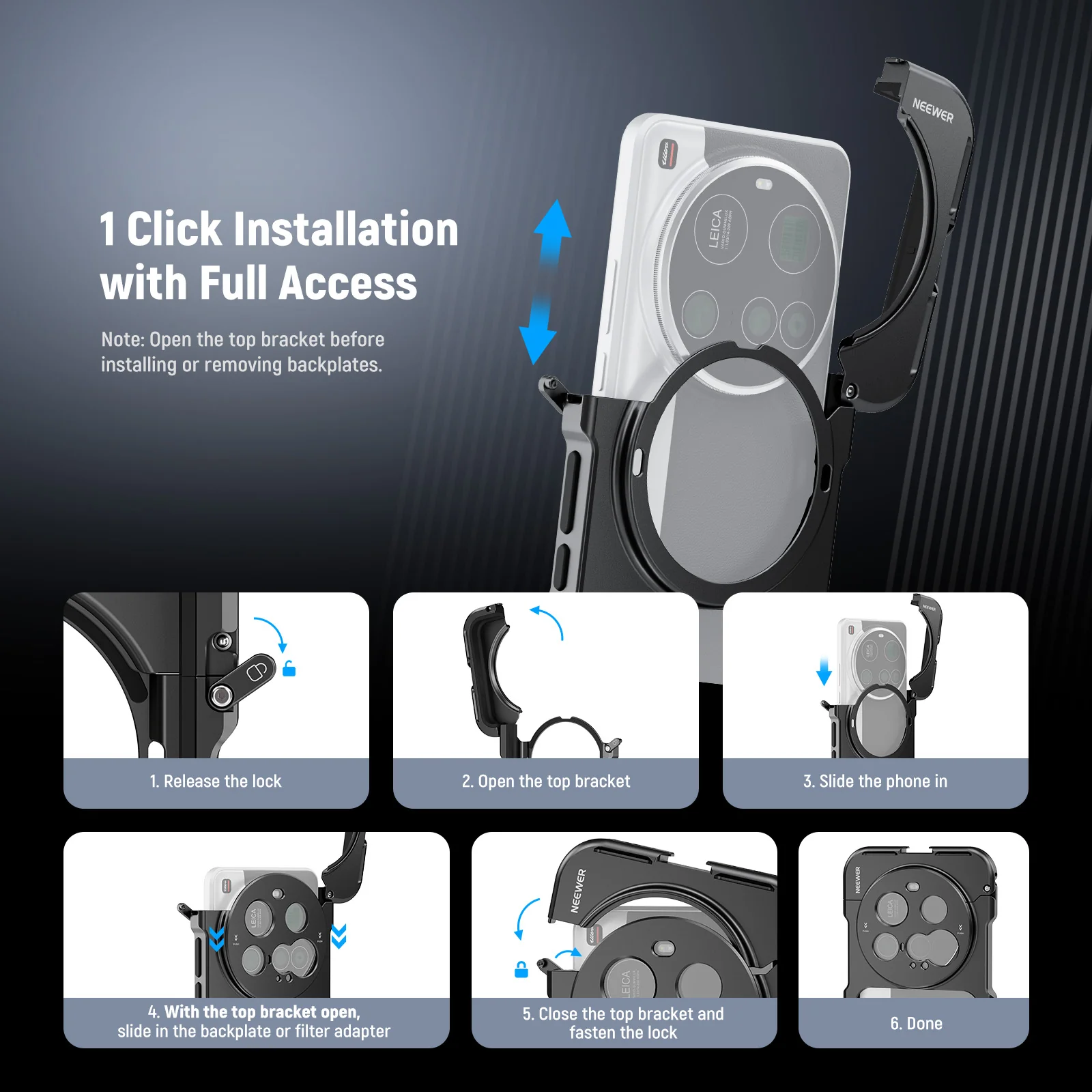 NEEWER PA091 Phone Cage Kit Compatible with Xiaomi 15 Ultra - Image 2