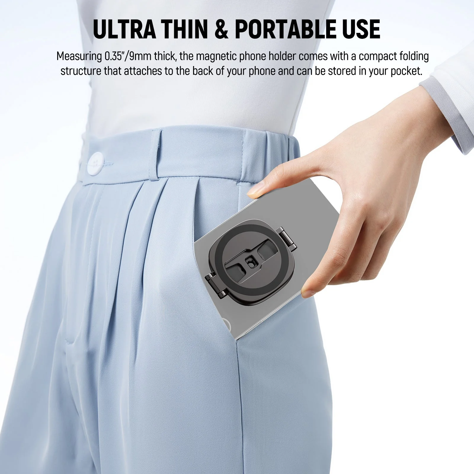 NEEWER PA095 Foldable Dual Magnetic Phone Holder - Image 7