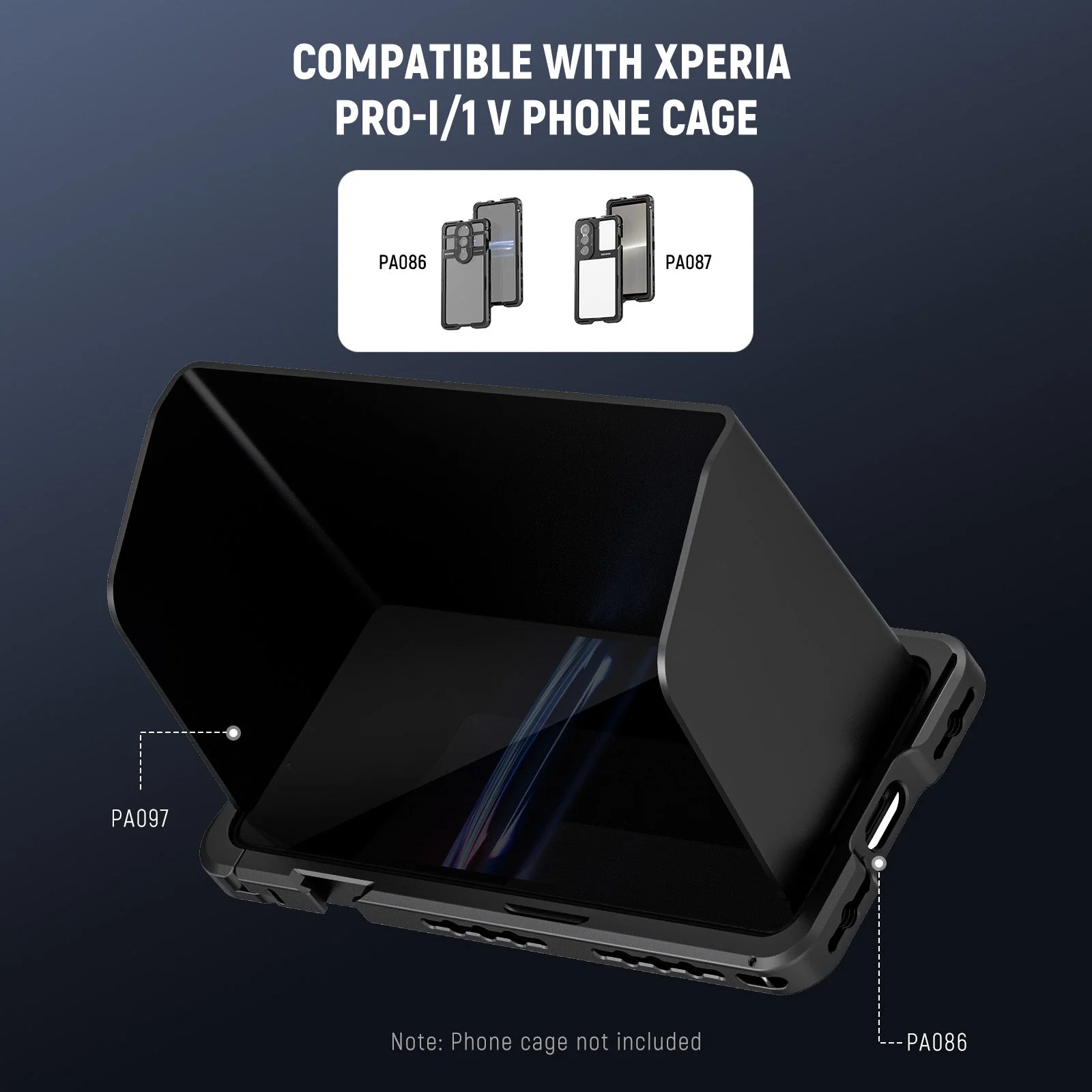 NEEWER PA097 Sun Shade For Sony Xperia PRO-1/1V Phone Cage - Image 2
