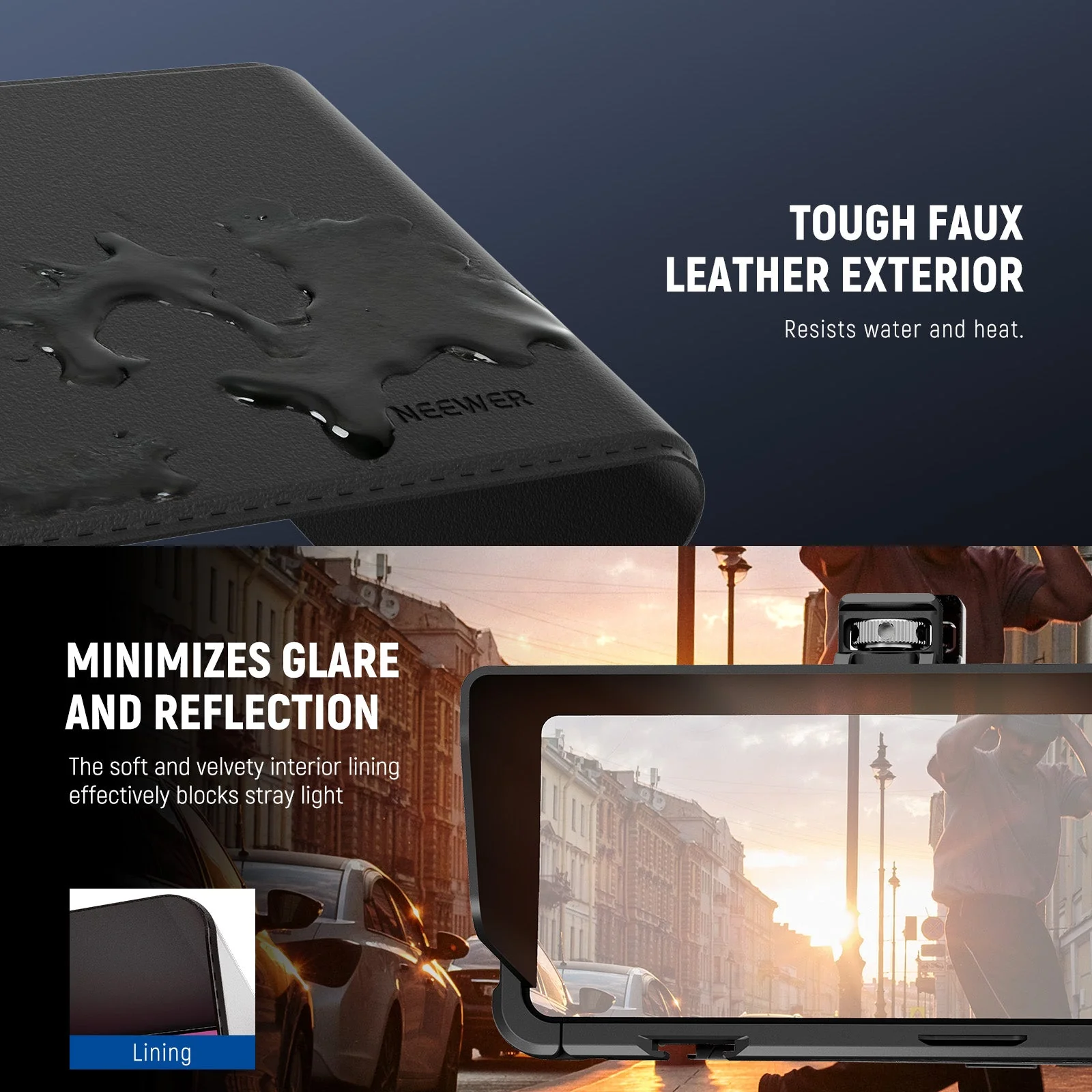 NEEWER PA097 Sun Shade For Sony Xperia PRO-1/1V Phone Cage - Image 5