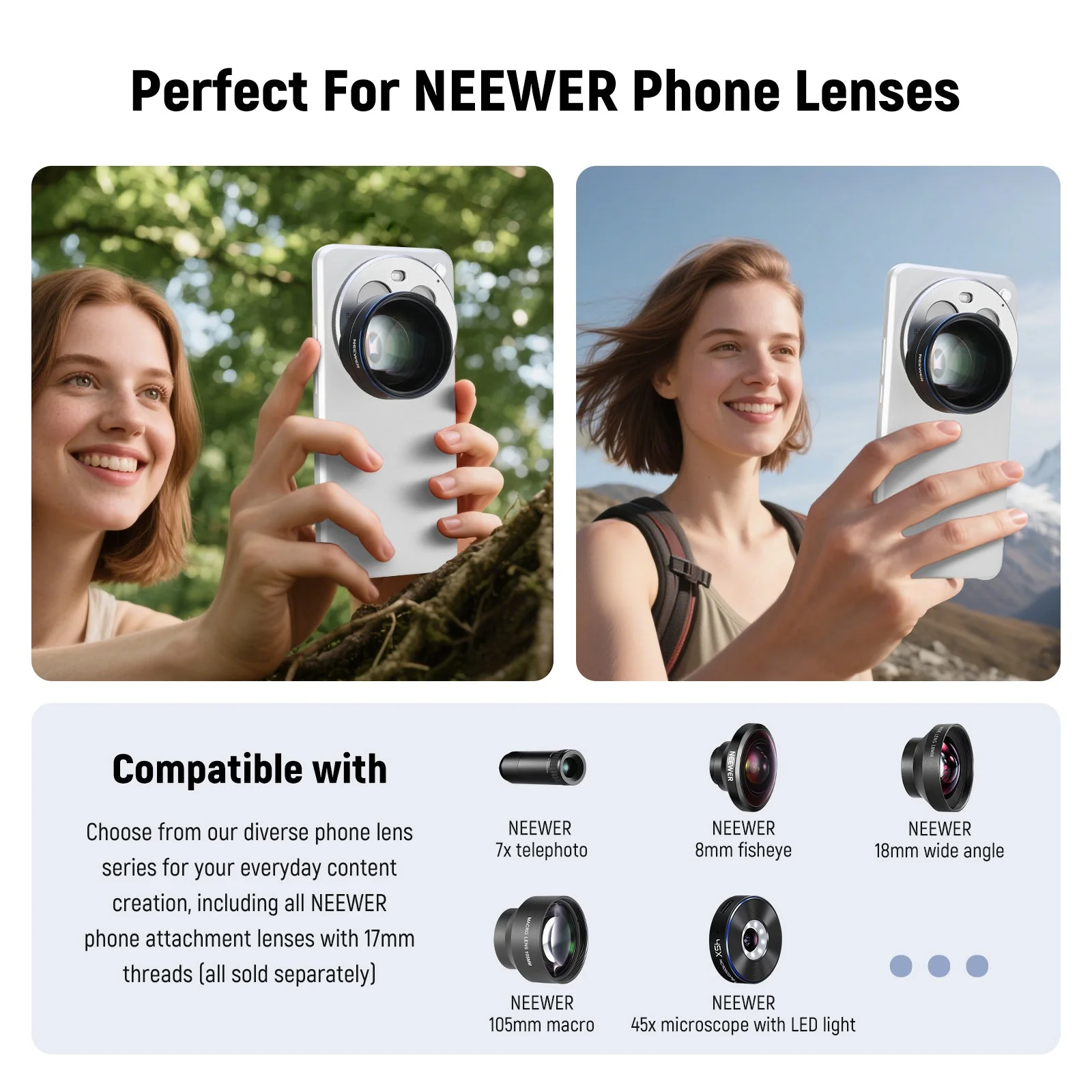 NEEWER PA111 Lens Backplate for Xiaomi 15 Ultra Original Phone Case - Image 5