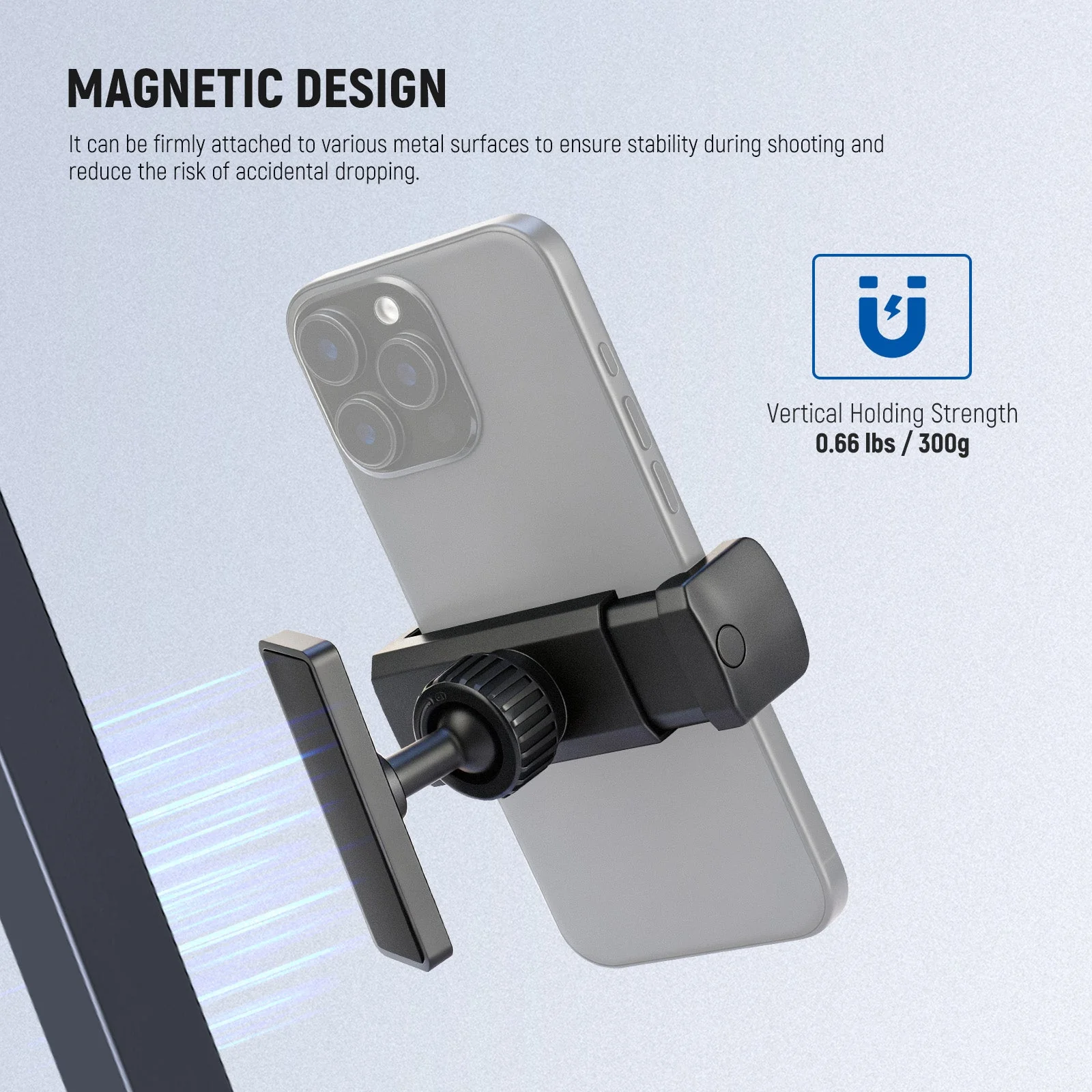 NEEWER PA119 Magnetic Phone Holder Mount for Gym - Image 3