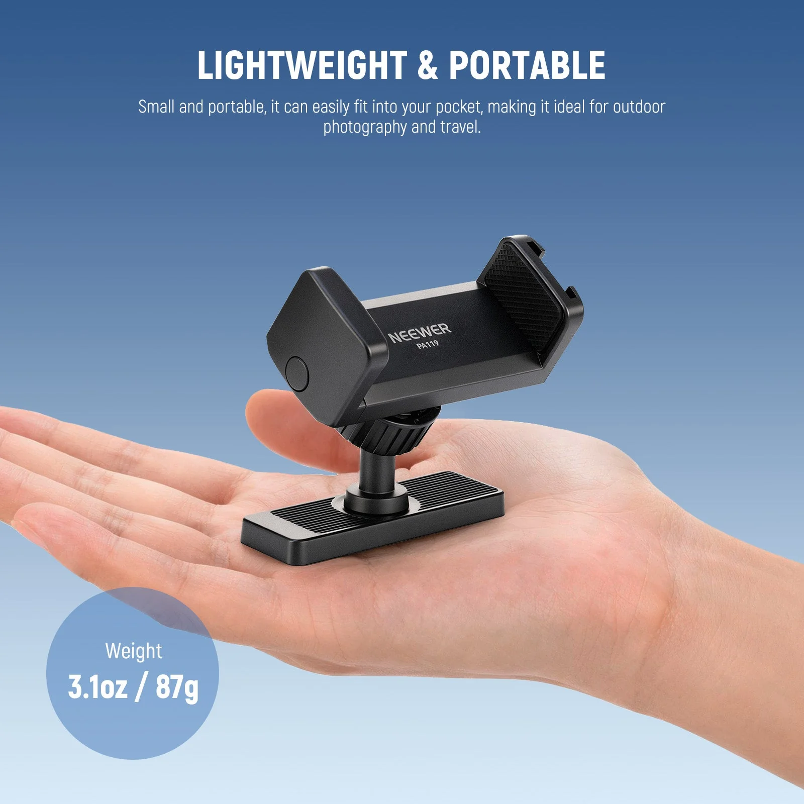NEEWER PA119 Magnetic Phone Holder Mount for Gym - Image 7