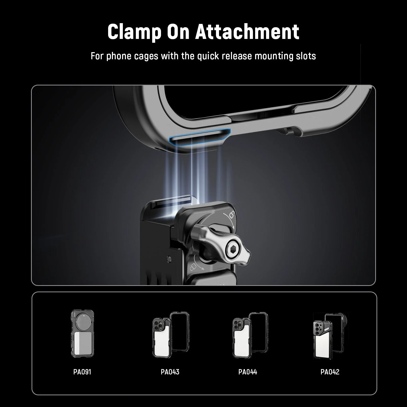 NEEWER PA124 Quick Release Phone Tripod Mount with Arca Type Base - Image 3