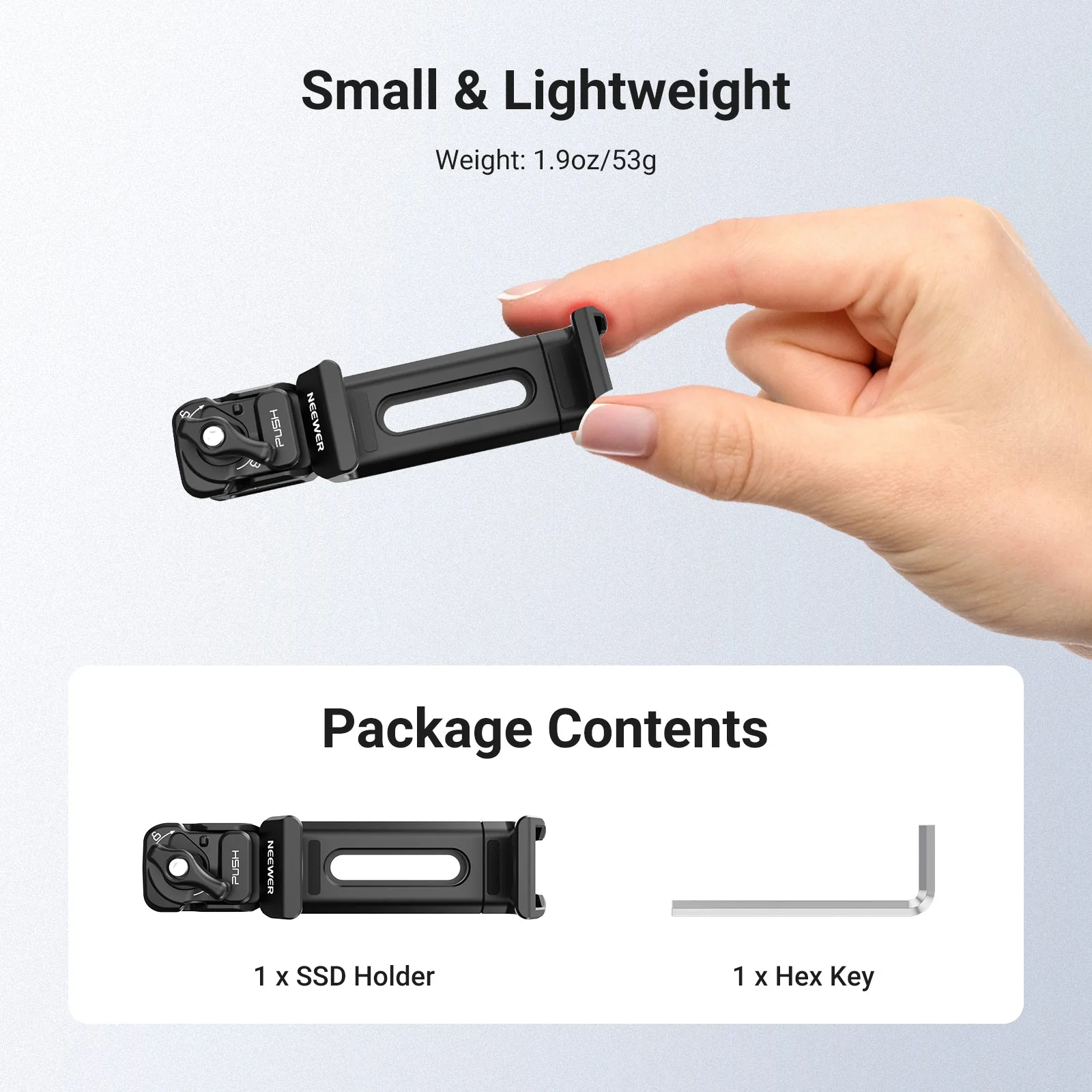 NEEWER PA129 Quick Release SSD Holder - Image 8
