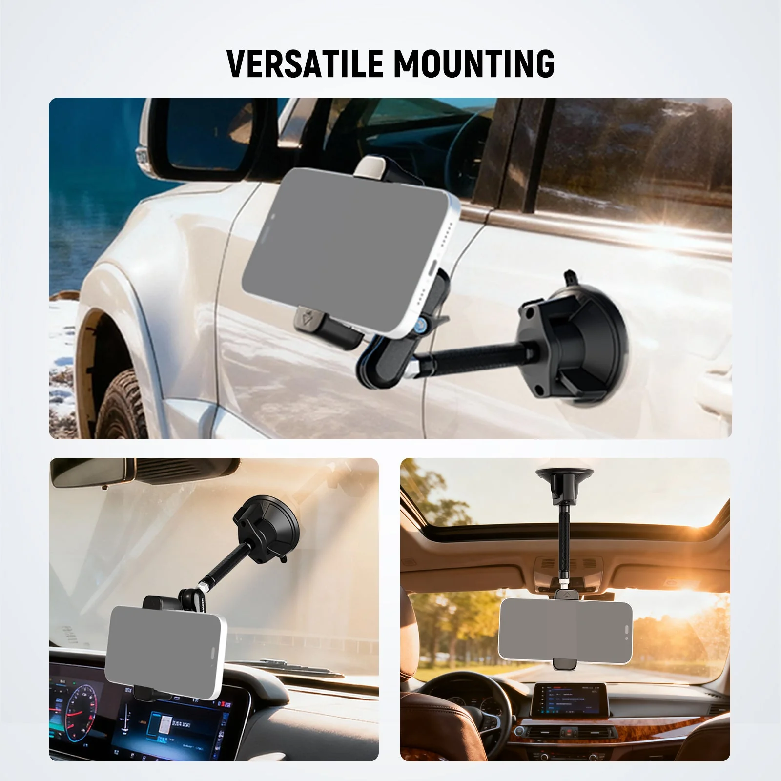 NEEWER PA136/PA137 Suction Cup Car Phone Holder - Image 13
