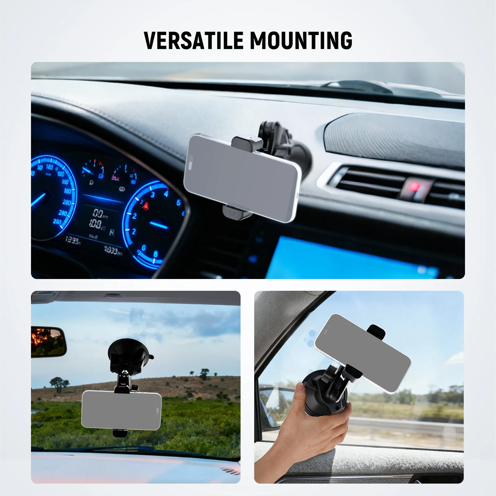 NEEWER PA136/PA137 Suction Cup Car Phone Holder - Image 7