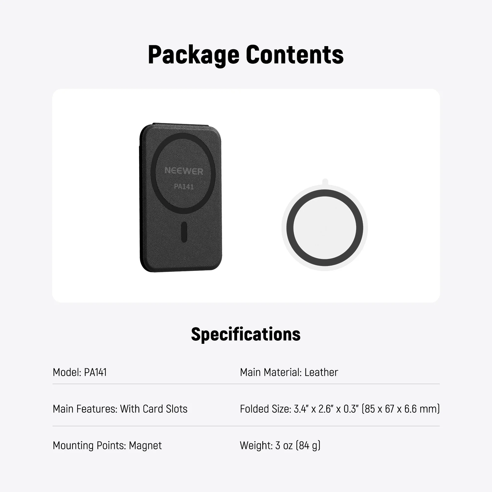 NEEWER PA139/PA141 Magnetic Phone Stand - Image 14
