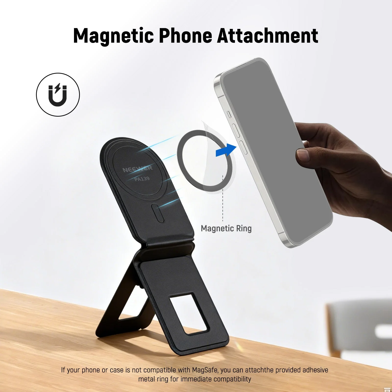 NEEWER PA139/PA141 Magnetic Phone Stand - Image 3