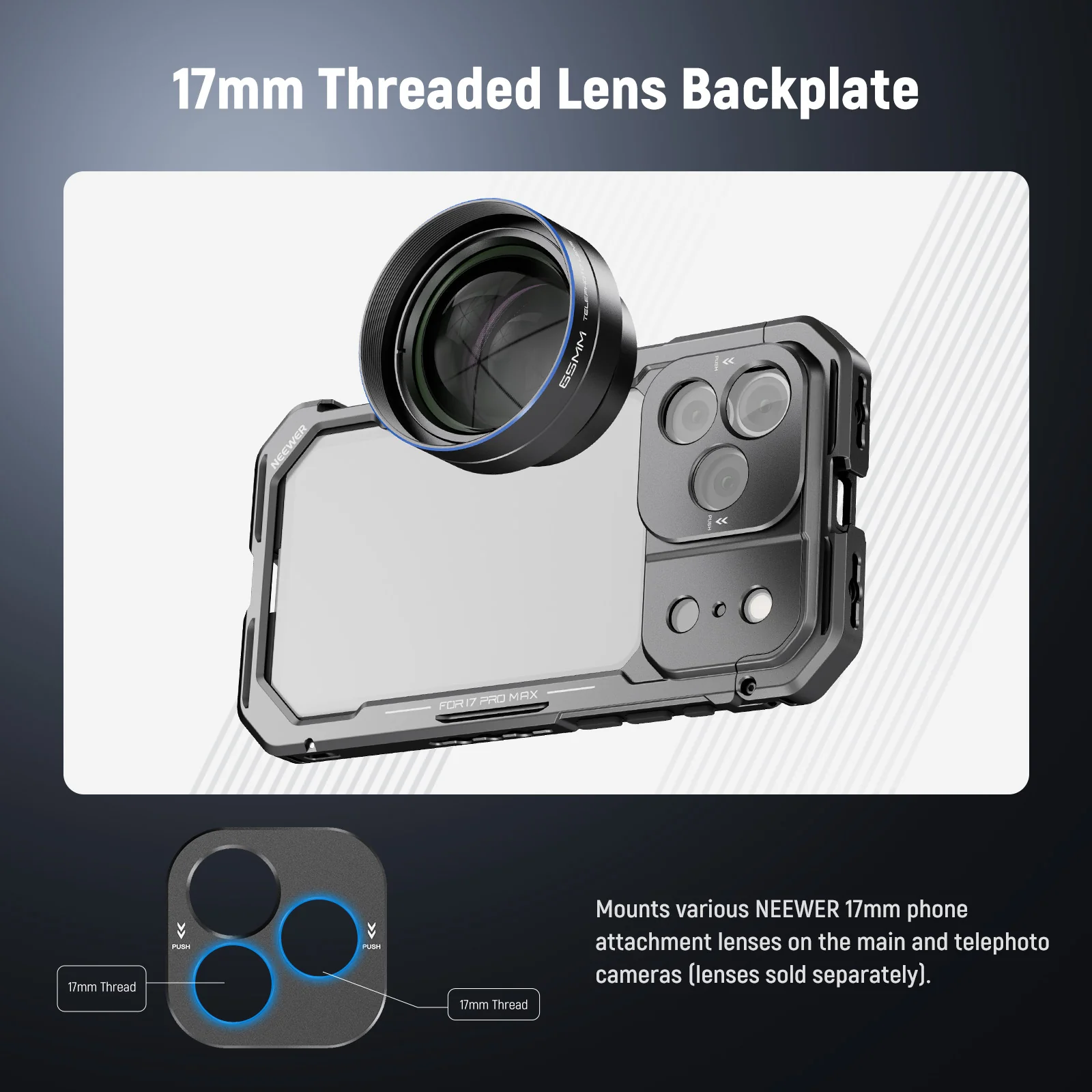 NEEWER PA143/PA144 Phone Cage Compatible with iPhone 17 Pro/Pro Max - Image 10